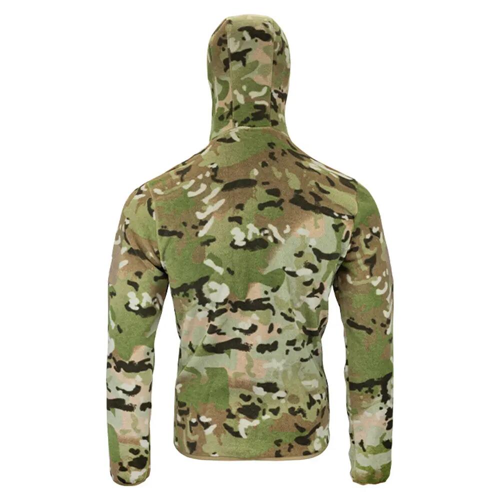 Kapuzenpullover für , Fleece Herren Tarngrün 2/4