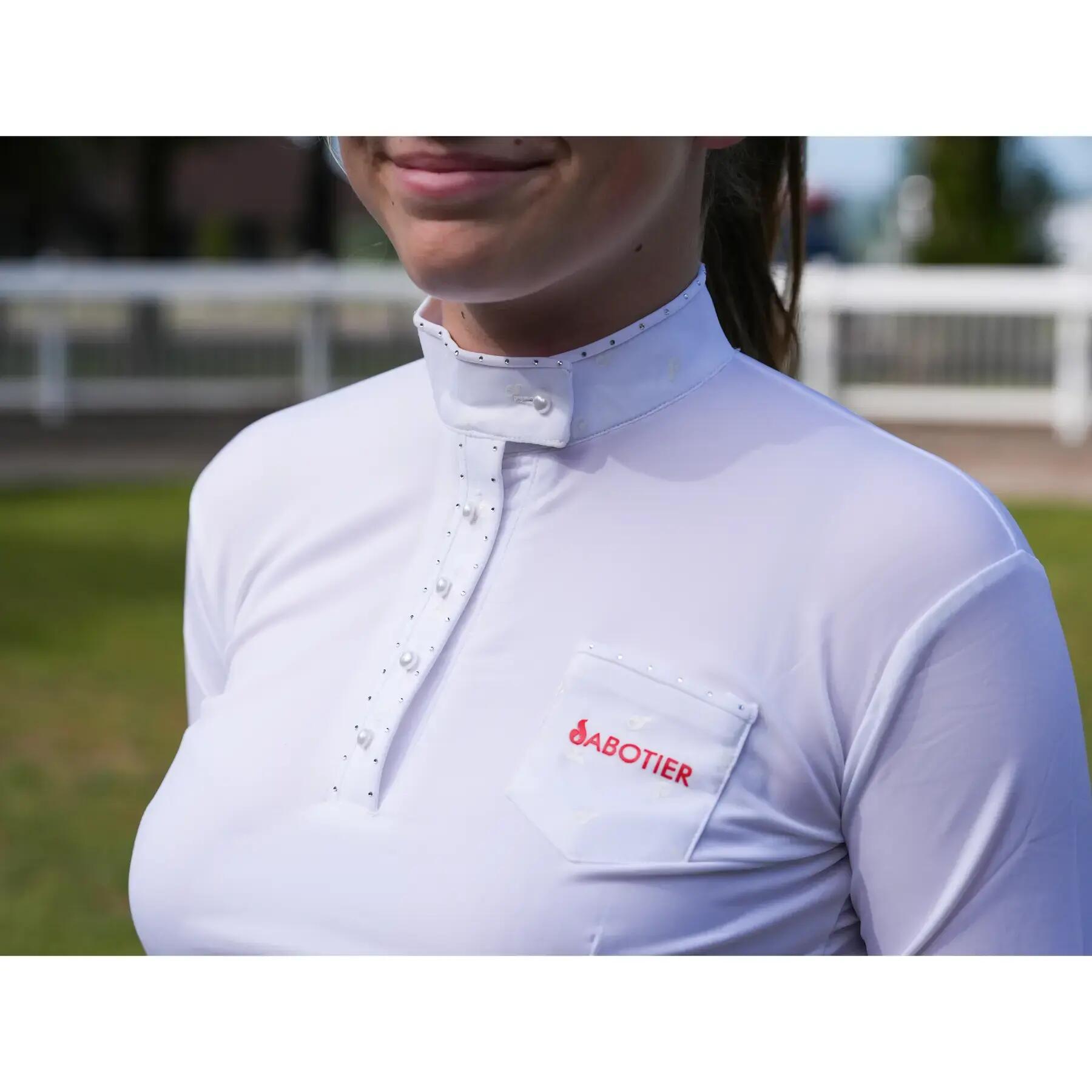Polo d'équitation femme Le Sabotier Estelle 5/7