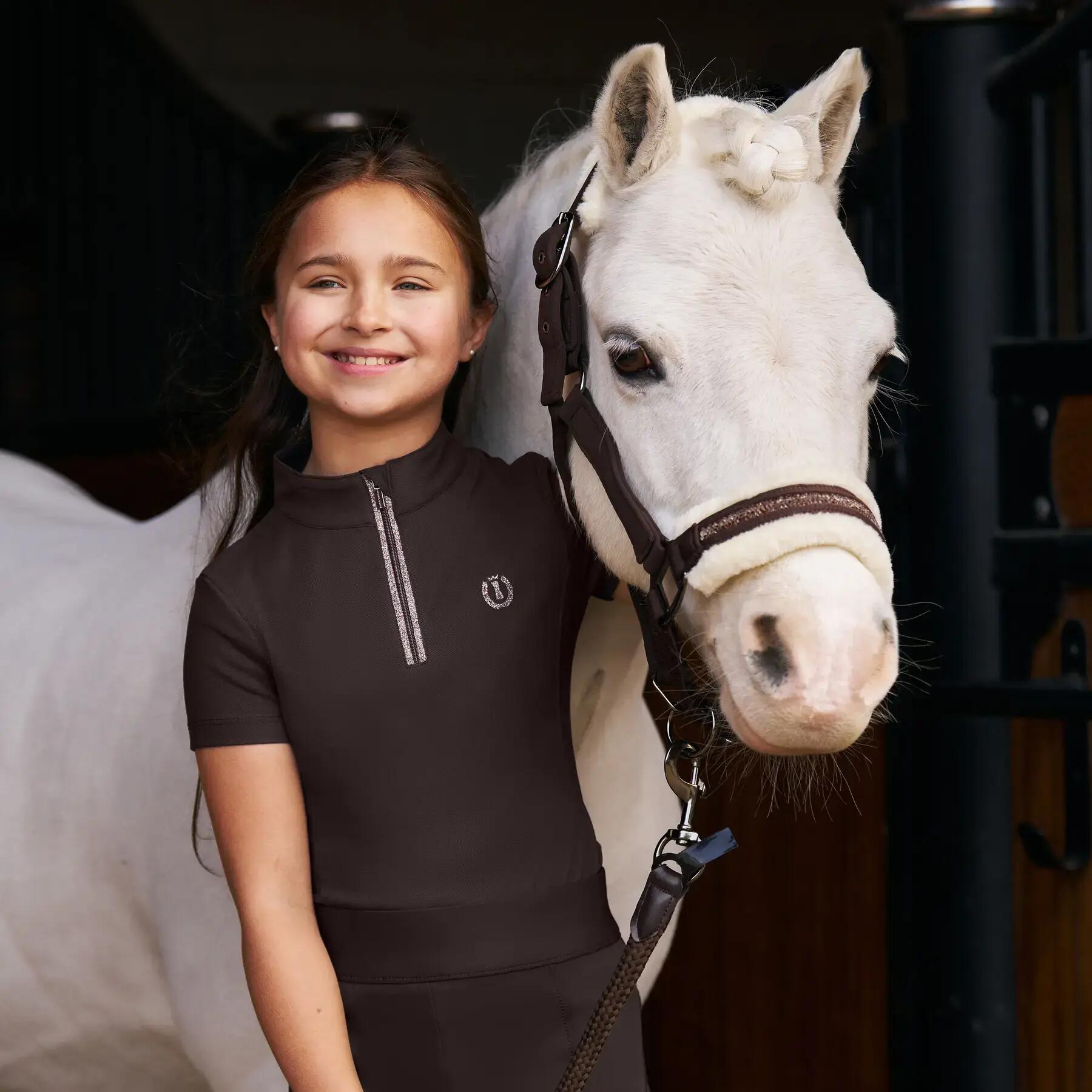 Polo d'équitation enfant Imperial Riding Arly 2/4