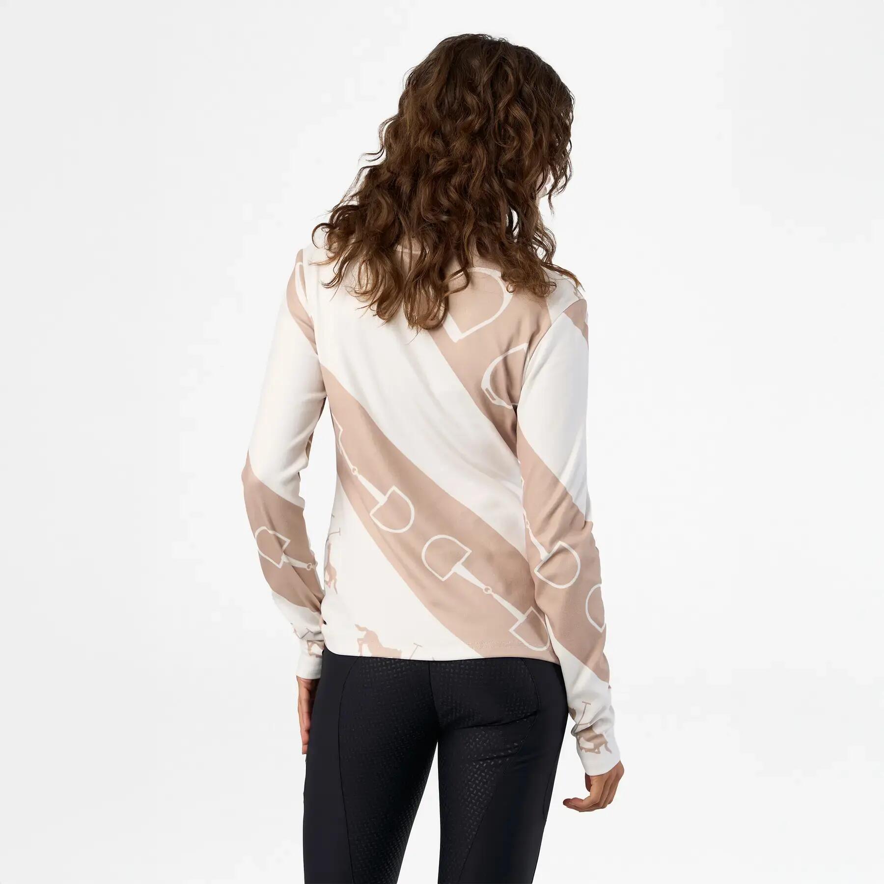 T-shirt equitazione a maniche lunghe da donna HV Polo HVPGwenny 3/3