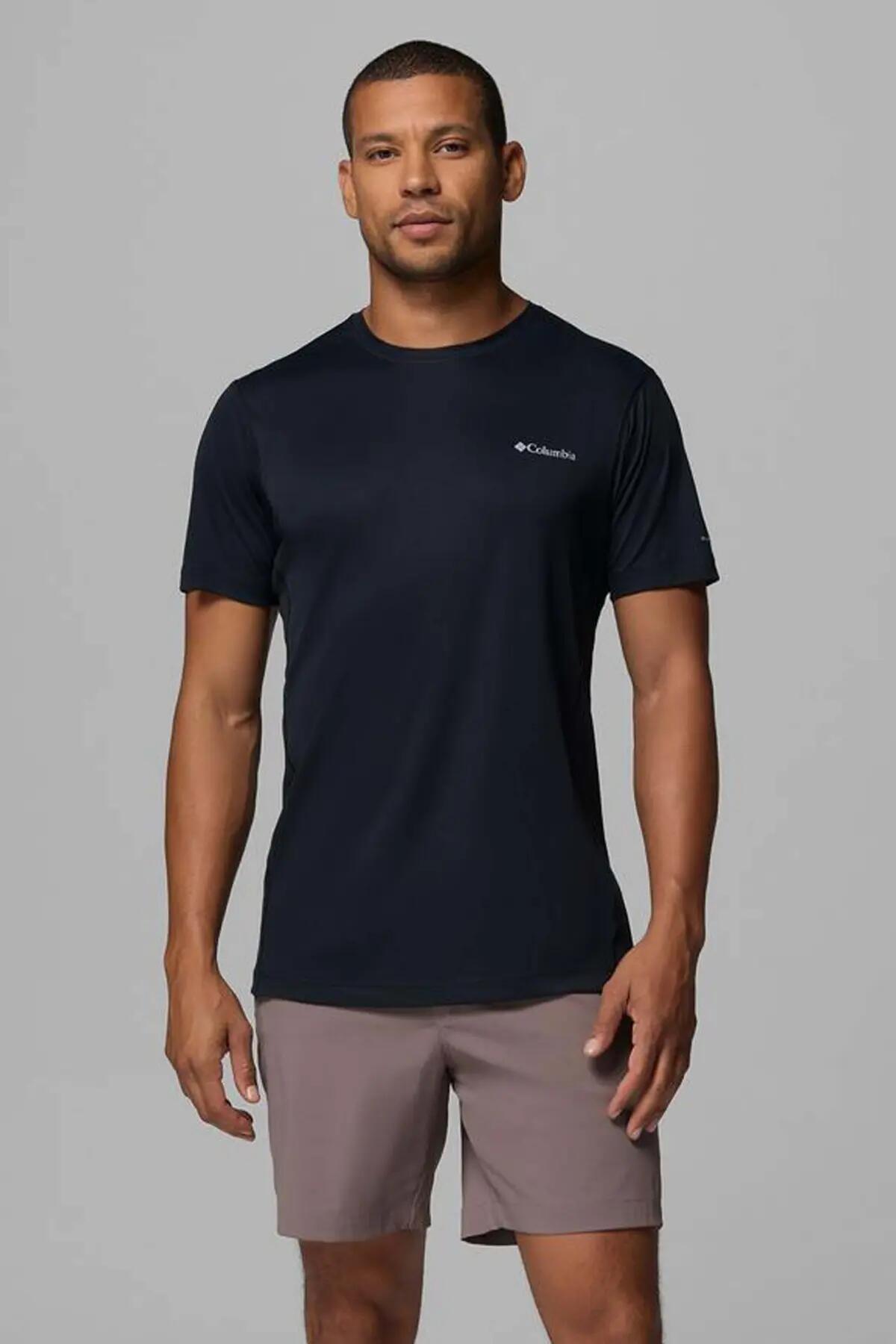T-shirt Columbia Modèle Rules Light Ss Crew Couleur Noir 4/5