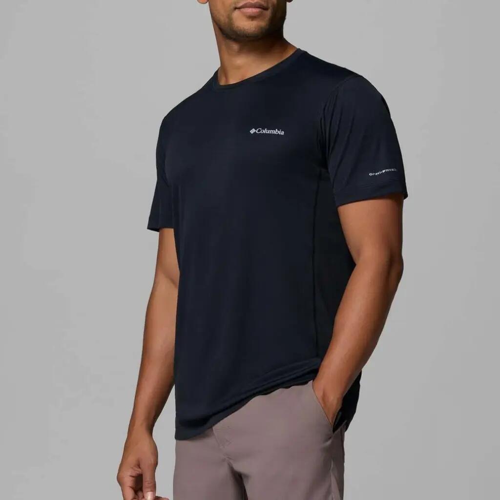T-shirt Columbia Modèle Rules Light Ss Crew Couleur Noir 3/5