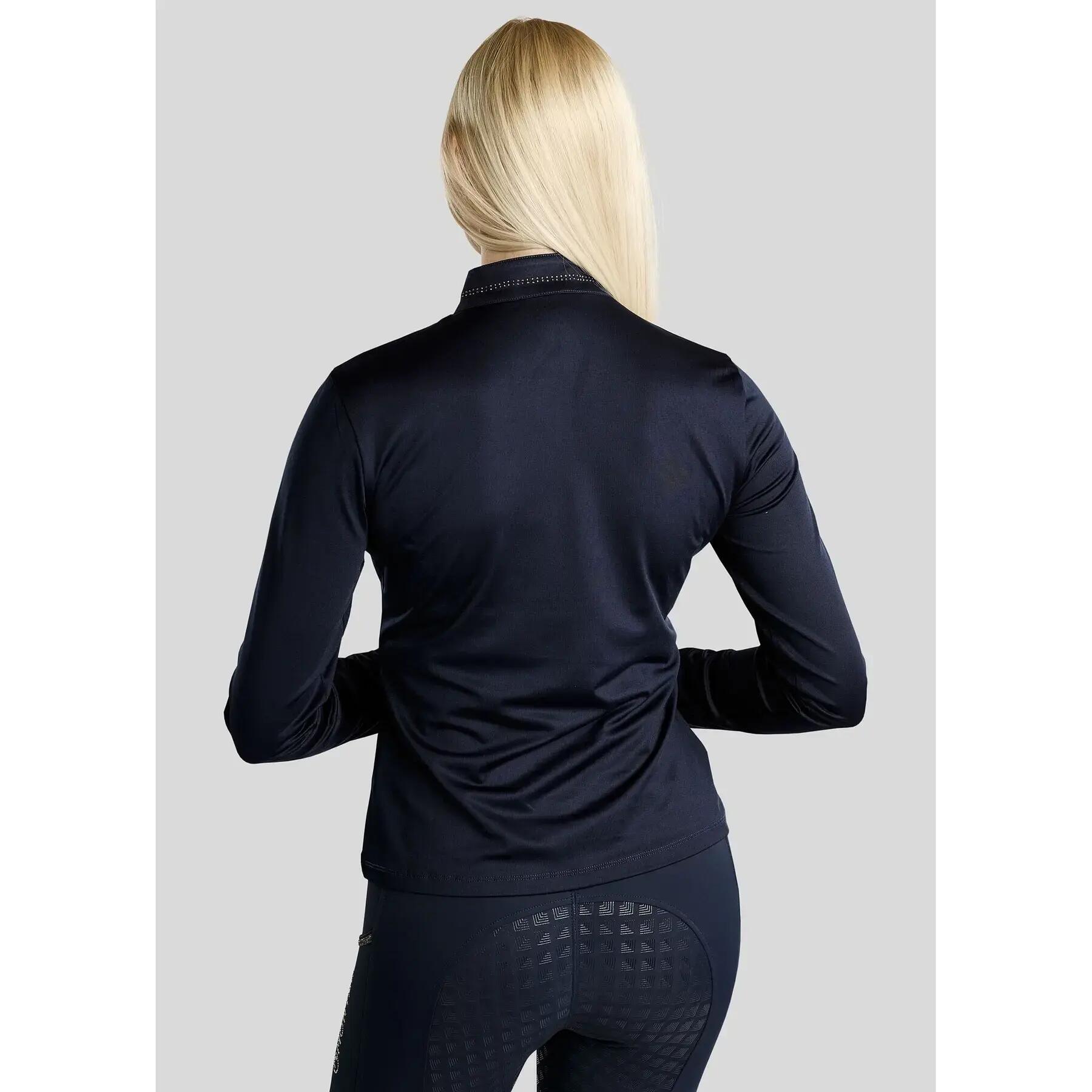 Polo equitazione a manica lunga da donna Montar Everline 3/4