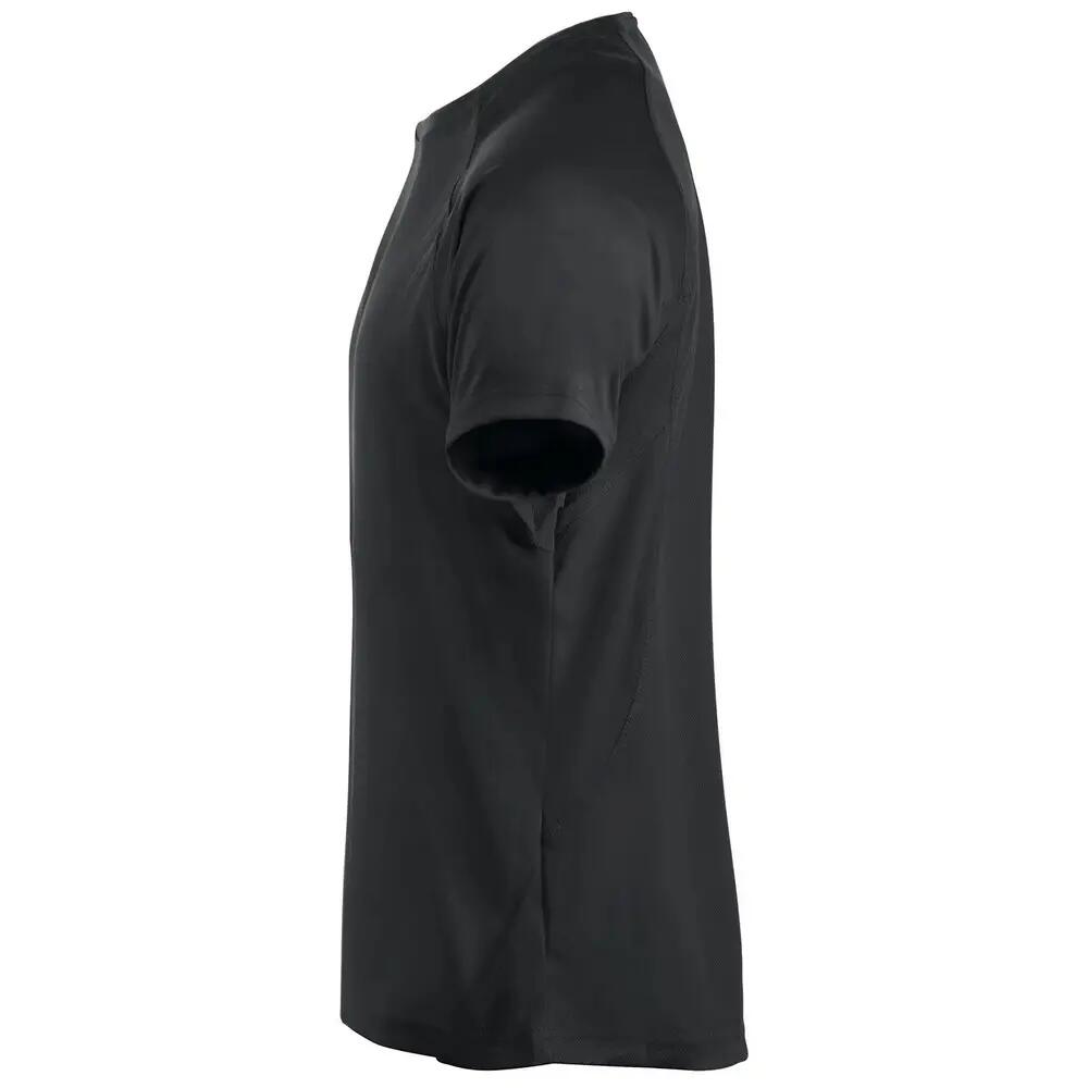 Mens Premium Active Regular TShirt (Black) 3/4