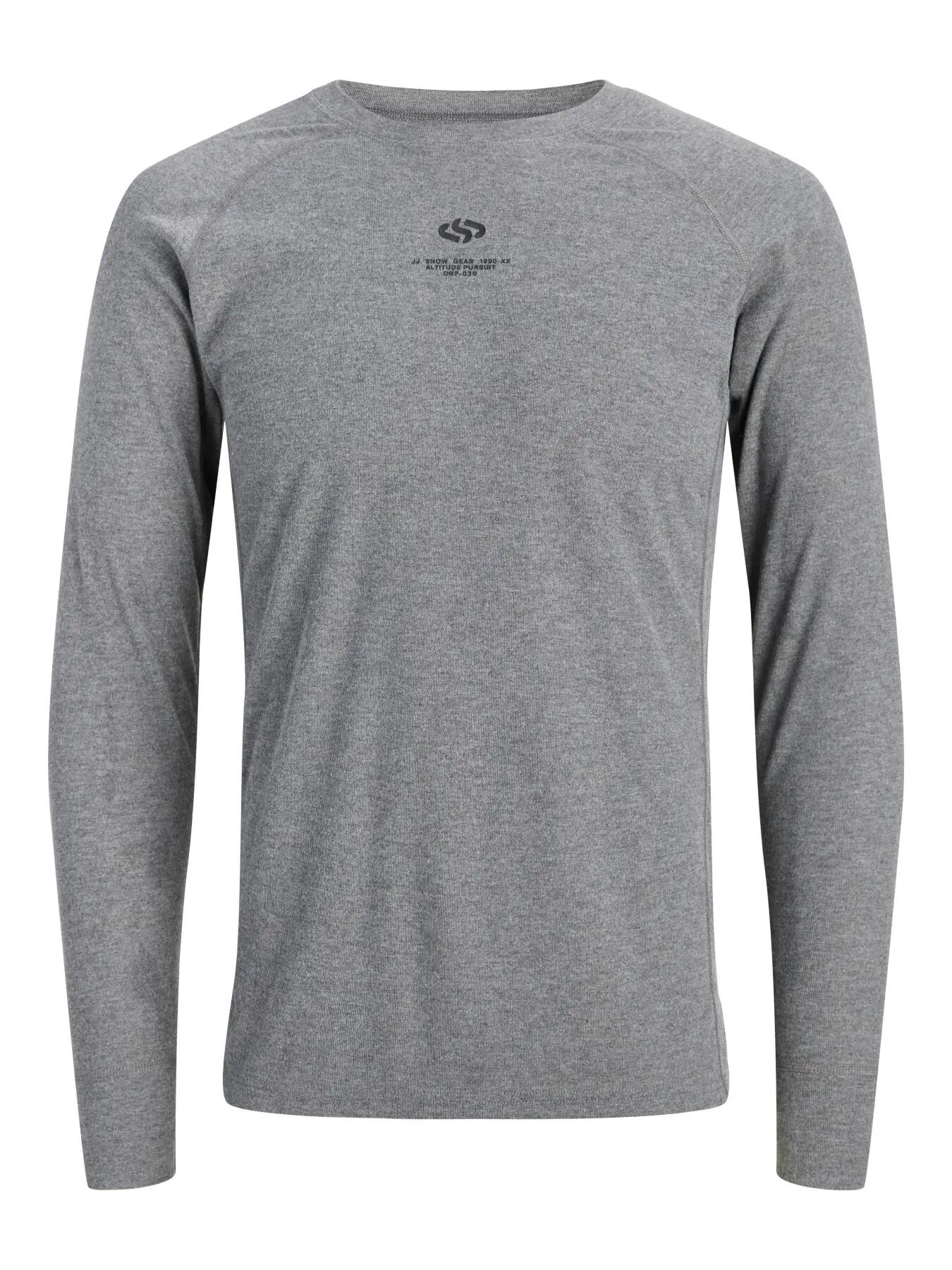 Hombre Esquí Conjunto Térmico Interior 2 Piezas Lesley Dark Grey Melange 2/5