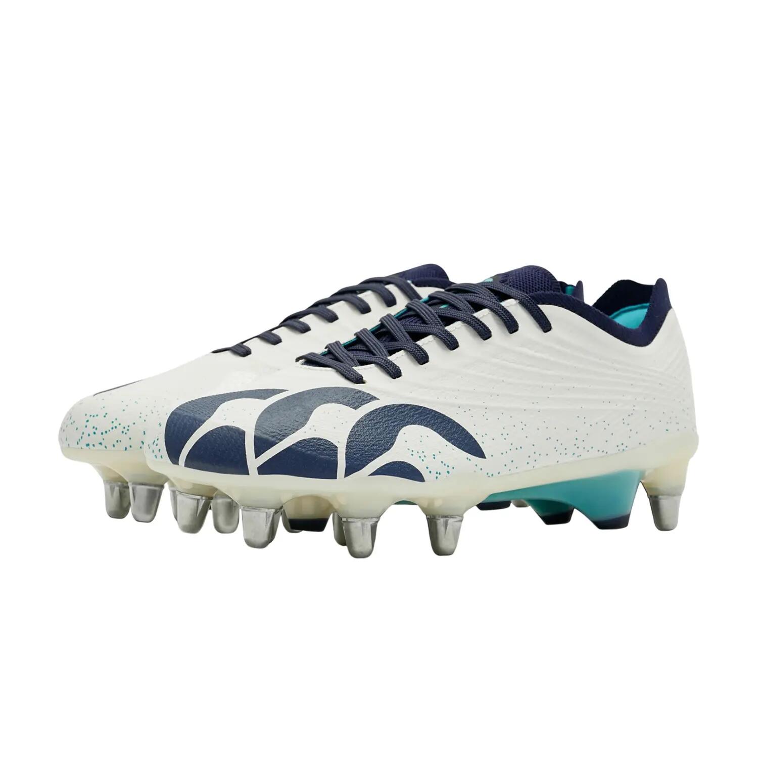 Chaussures De Rugby Pour Terrain Souple STAMPEDE GROUNDBREAK ELITE Homme (Blanc 6/9