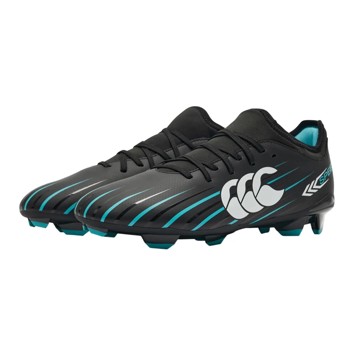 Chaussures De Rugby Pour Terrain Ferme SPEED FALCON 2.0 TEAM Adulte (Noir) 5/6