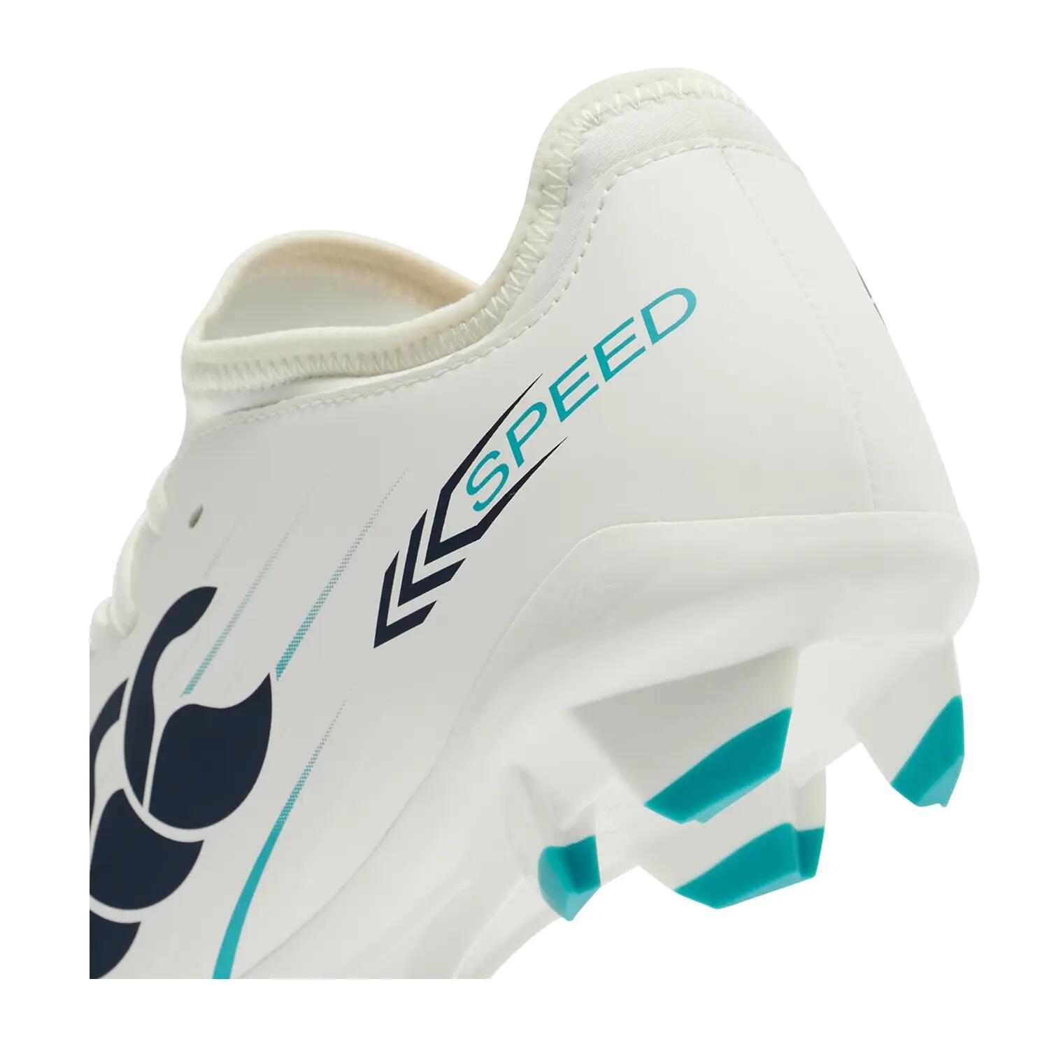 Chaussures De Rugby Pour Terrain Ferme SPEED FALCON 2.0 TEAM Adulte (Blanc) 4/6