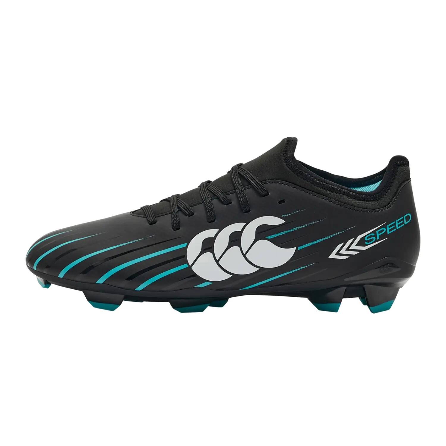 Chaussures De Rugby Pour Terrain Ferme SPEED FALCON 2.0 TEAM Adulte (Noir) 2/6