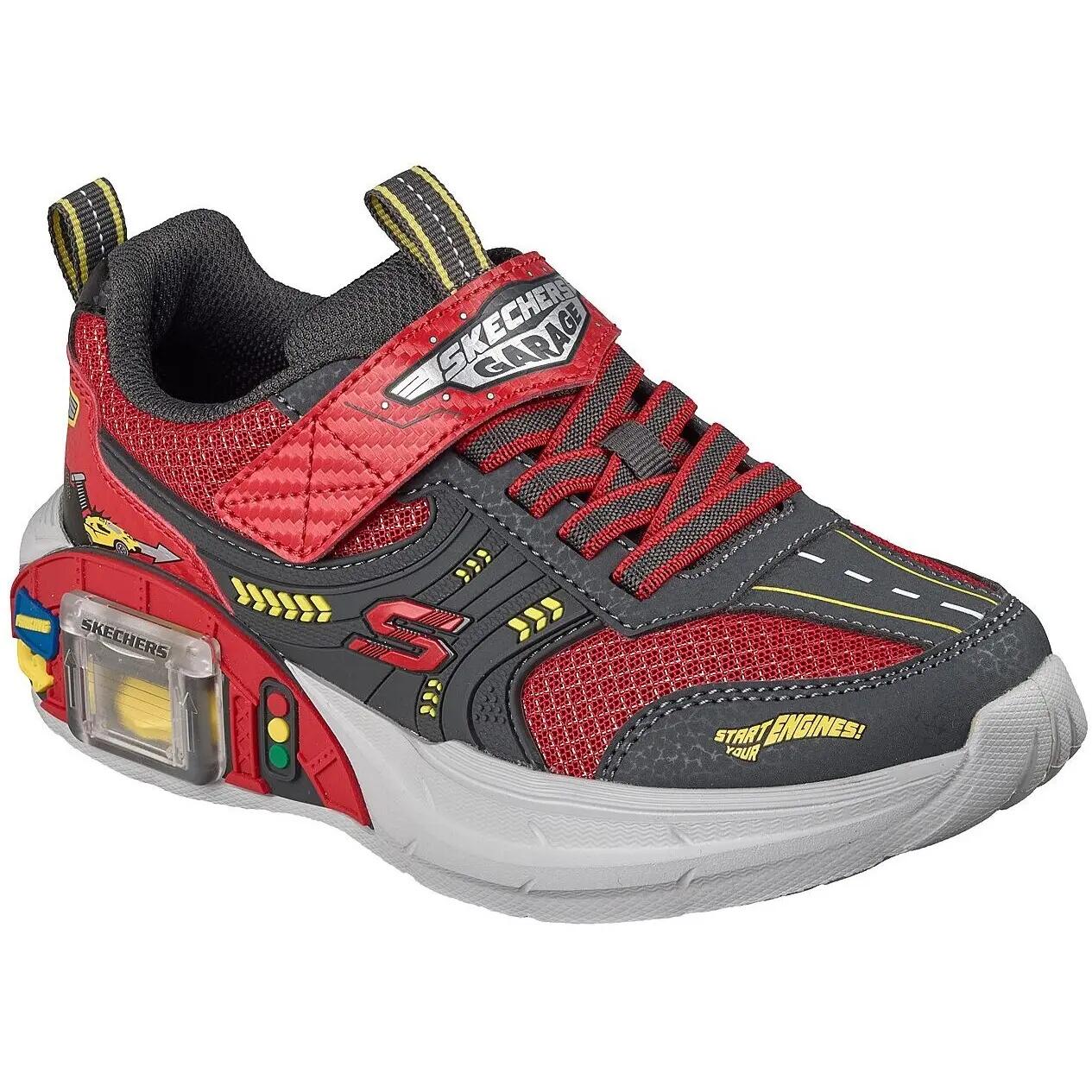 Pantofi sport copii Skechers Garage, Rosu