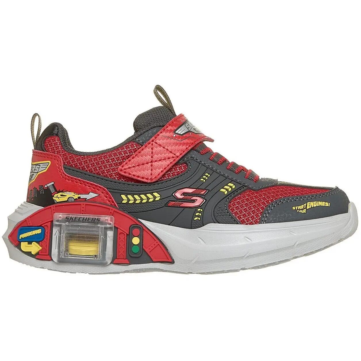 Calçado Skechers Garage, Vermelho, Crianças 3/5