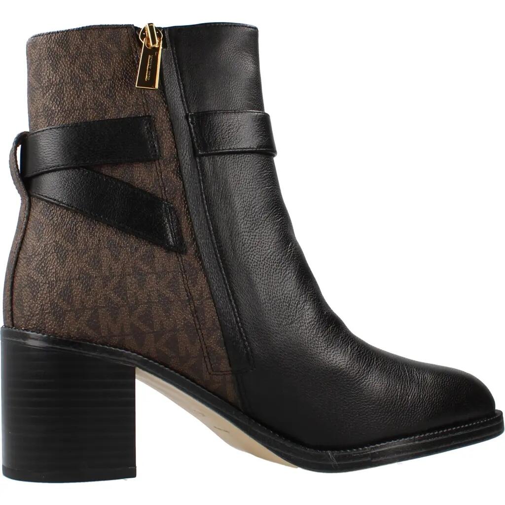 MICHAEL KORS 40T6RCME6L RACHEL HEELED BOOTIE Czarny 4/5