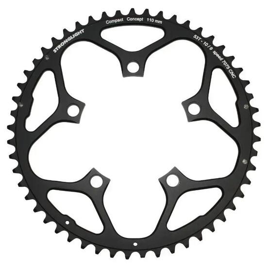 Piastra per strada a 5 razze Stronglight 7075 Type Shimano