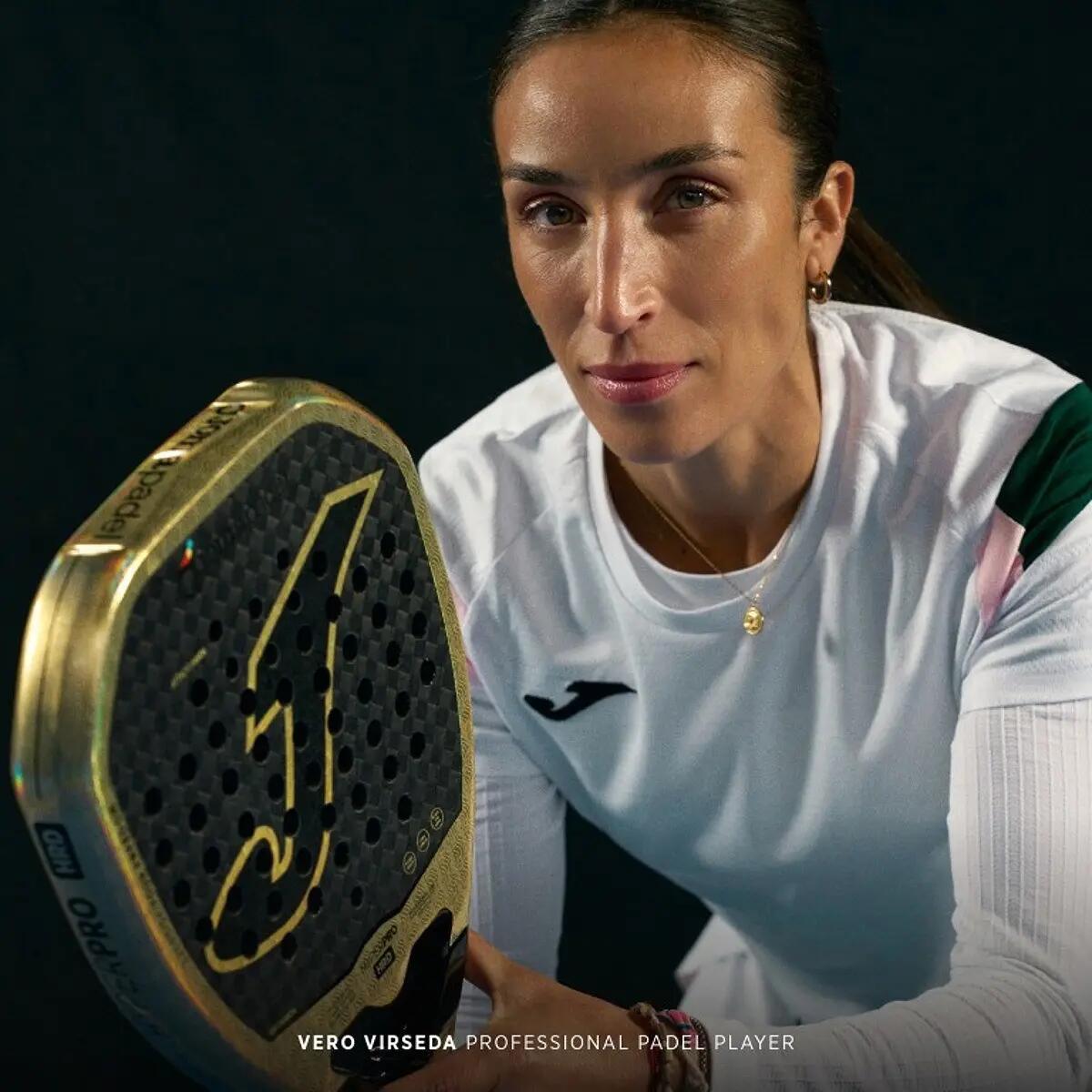 Racket - Padel - Hyper Pro Hrd - Diamant, carbon - Zwart/Goud 2/5