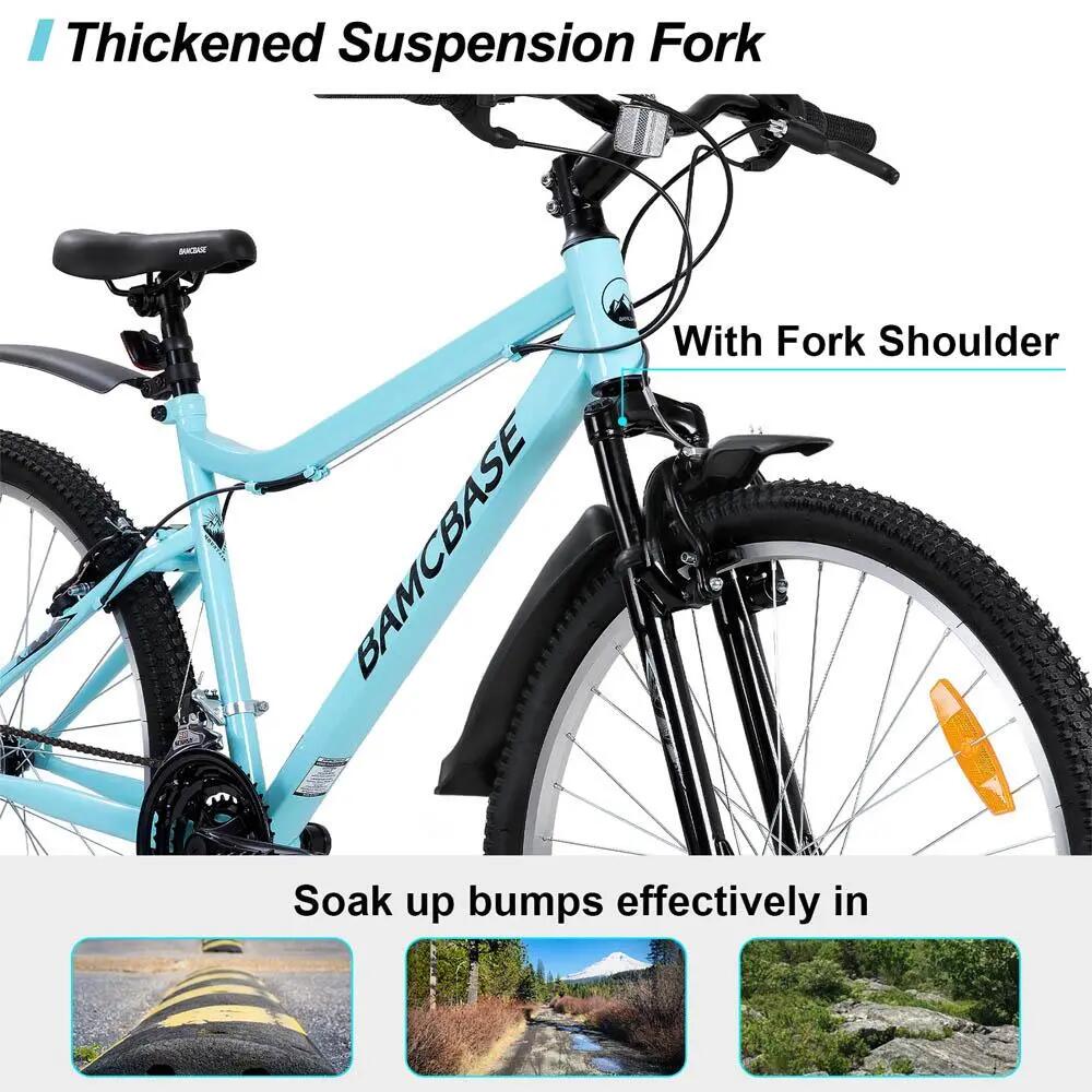 Dames Mountainbike 26 inch V-Brake 18 Versnellingen Stalen Frame 3/6