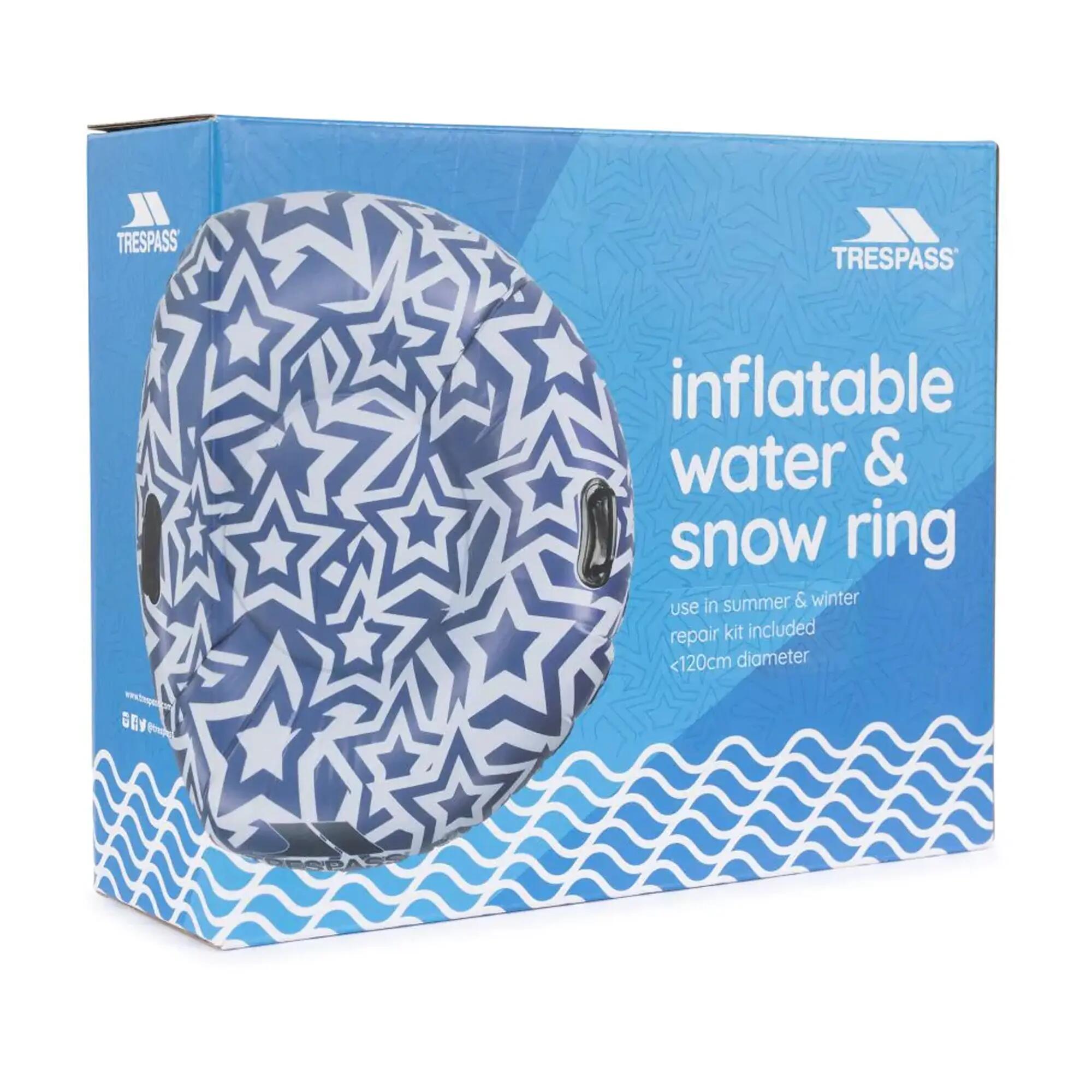 Dingnut Stars Inflatable Ring (Blue/White) 2/3