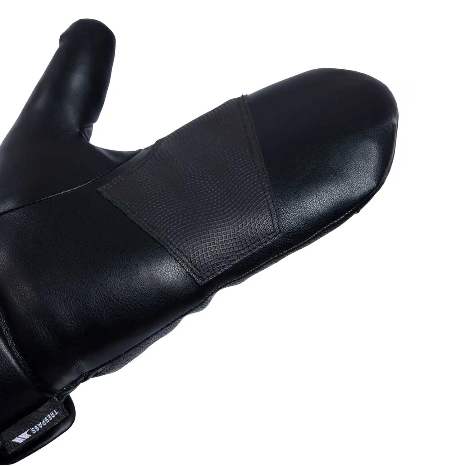 Moufles FABIOLA Femme noir Polyuréthane sherpa 4/7
