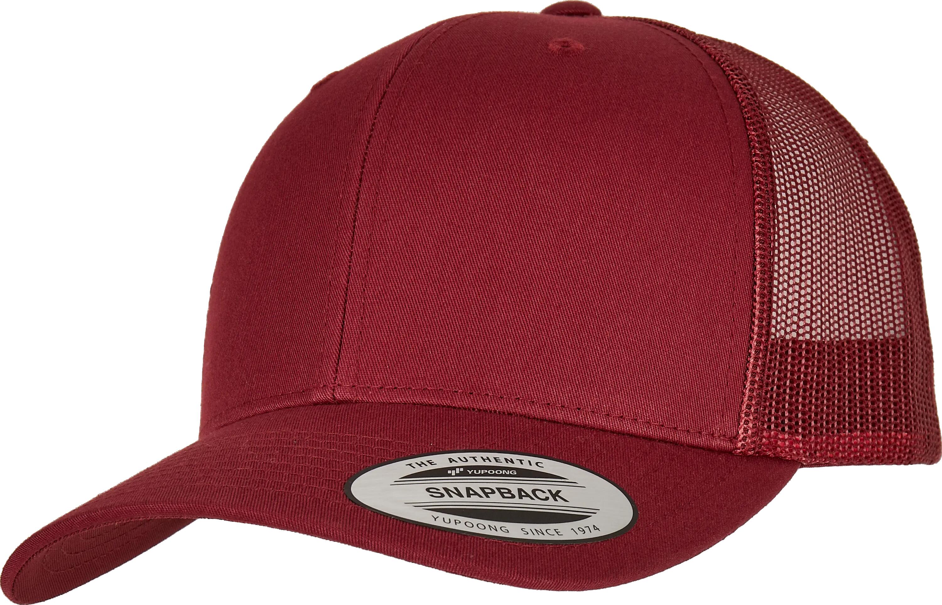 Casquette retro trucker - MAROON - One Size 3/7