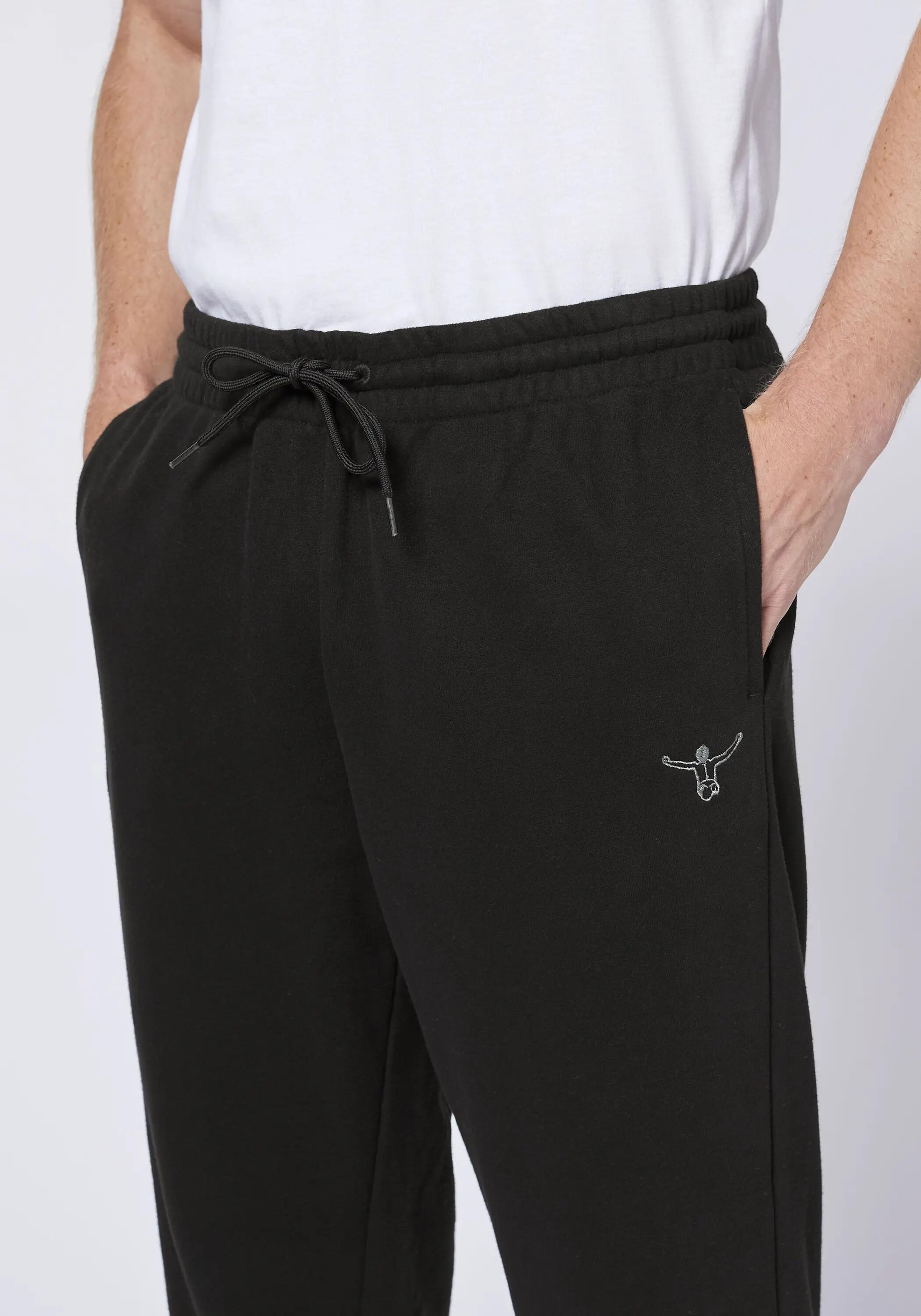 Sweathose in unifarbenen Design 6/7