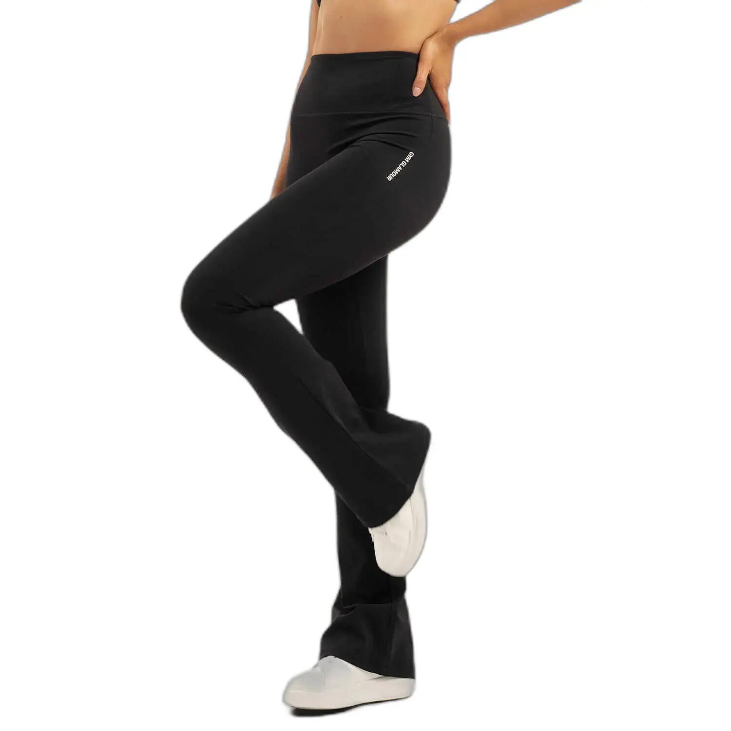 Pantalon pattes d'éléphant femme Gym Glamour 4/5