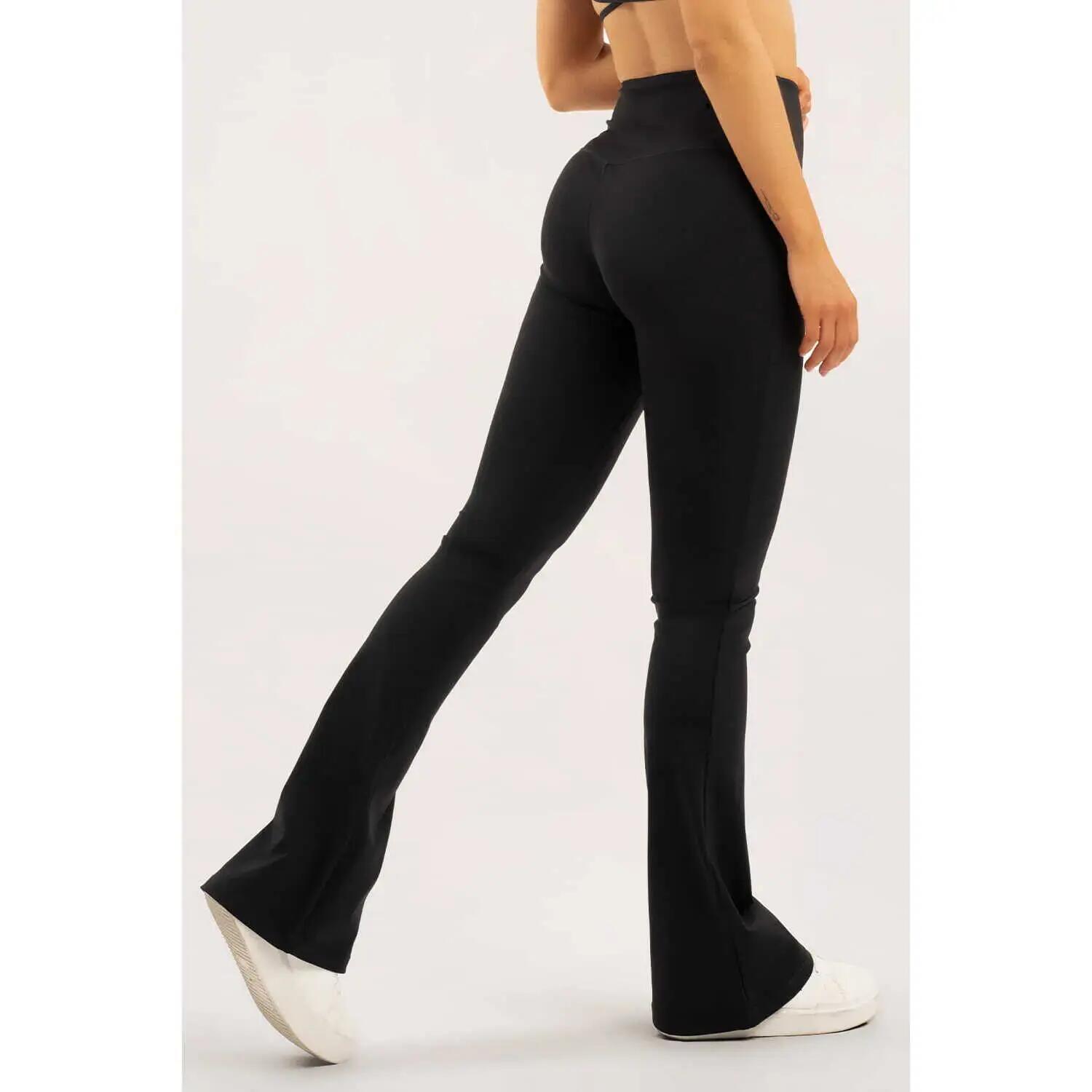 Pantalon pattes d'éléphant femme Gym Glamour 3/5