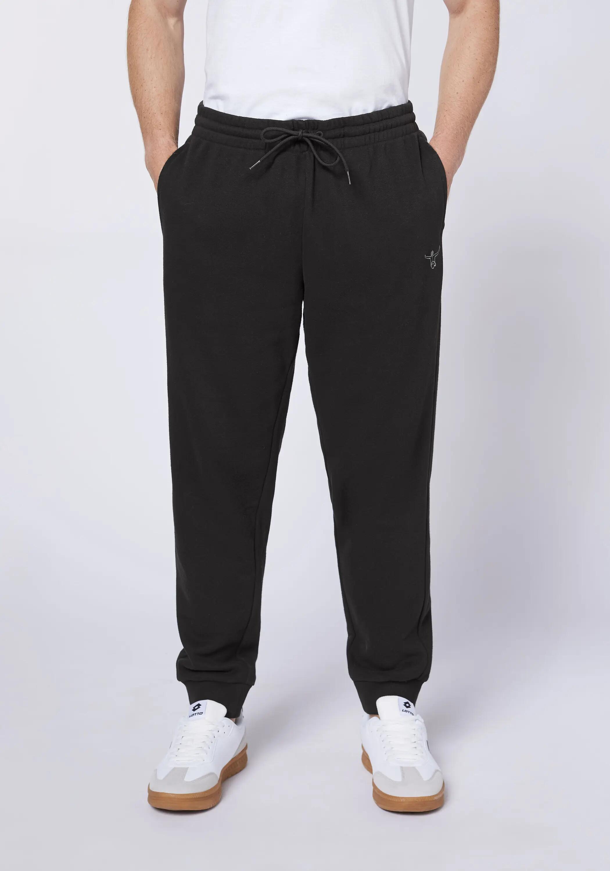 Sweathose in unifarbenen Design 3/7