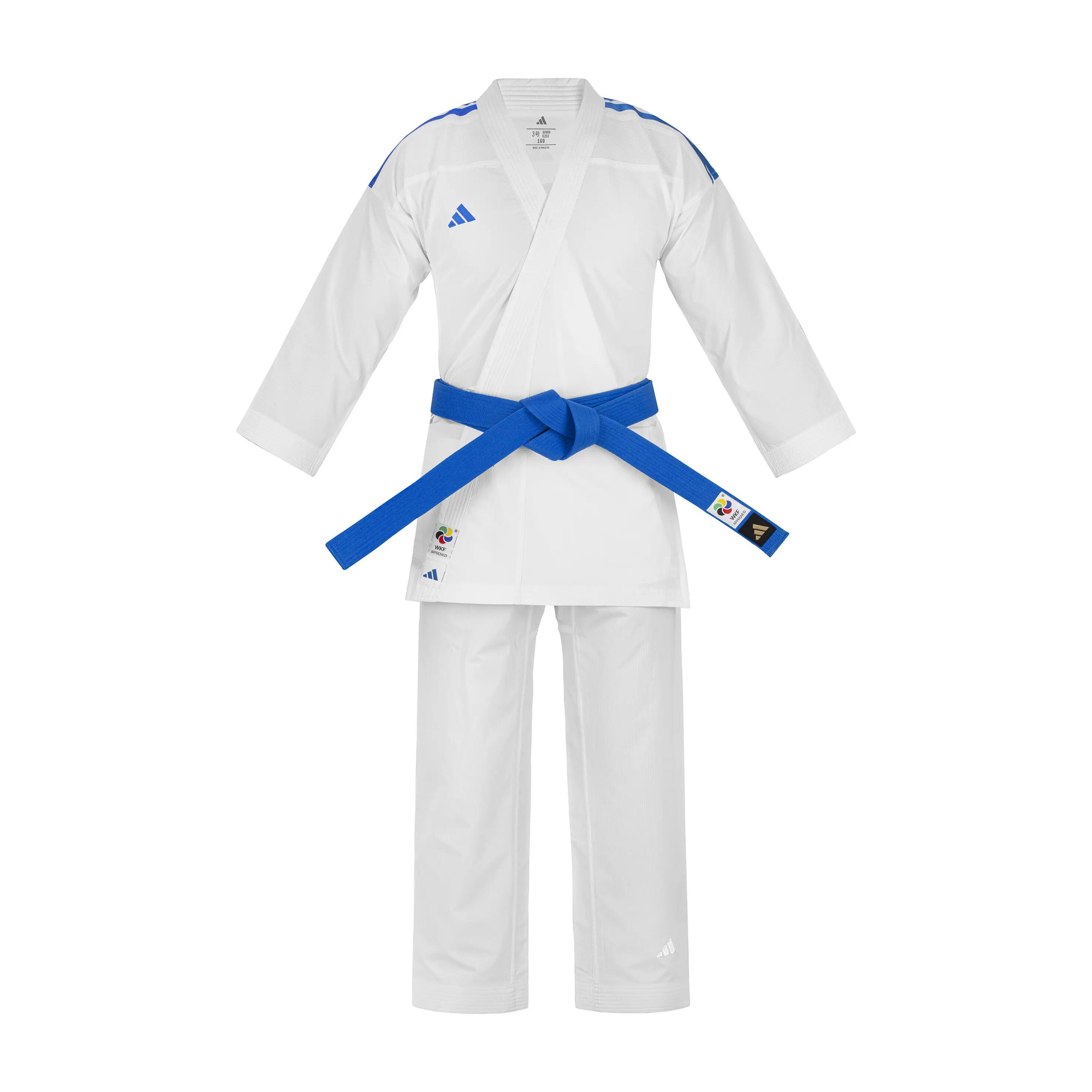 Kit kimono de karaté senko  (couleur : rouge/bleu - taille : 195) 4/7