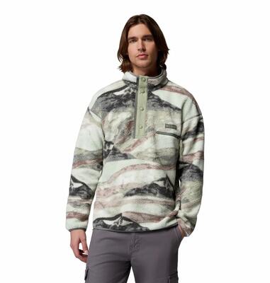 Fleecevesten truien heren - columbia helvetia™ ii printed half snap fleece -