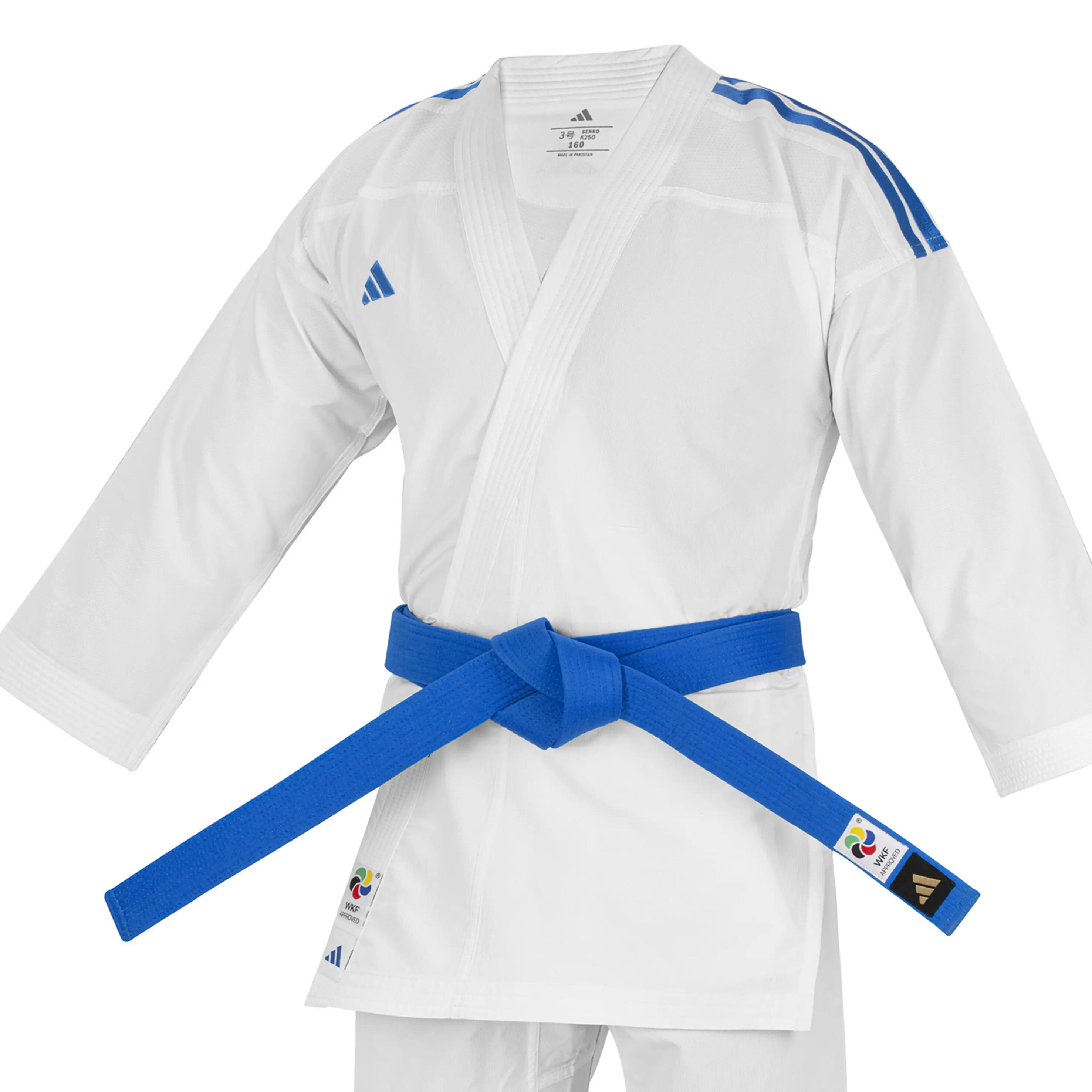 Kit kimono de karaté senko  (couleur : rouge/bleu - taille : 195) 2/7