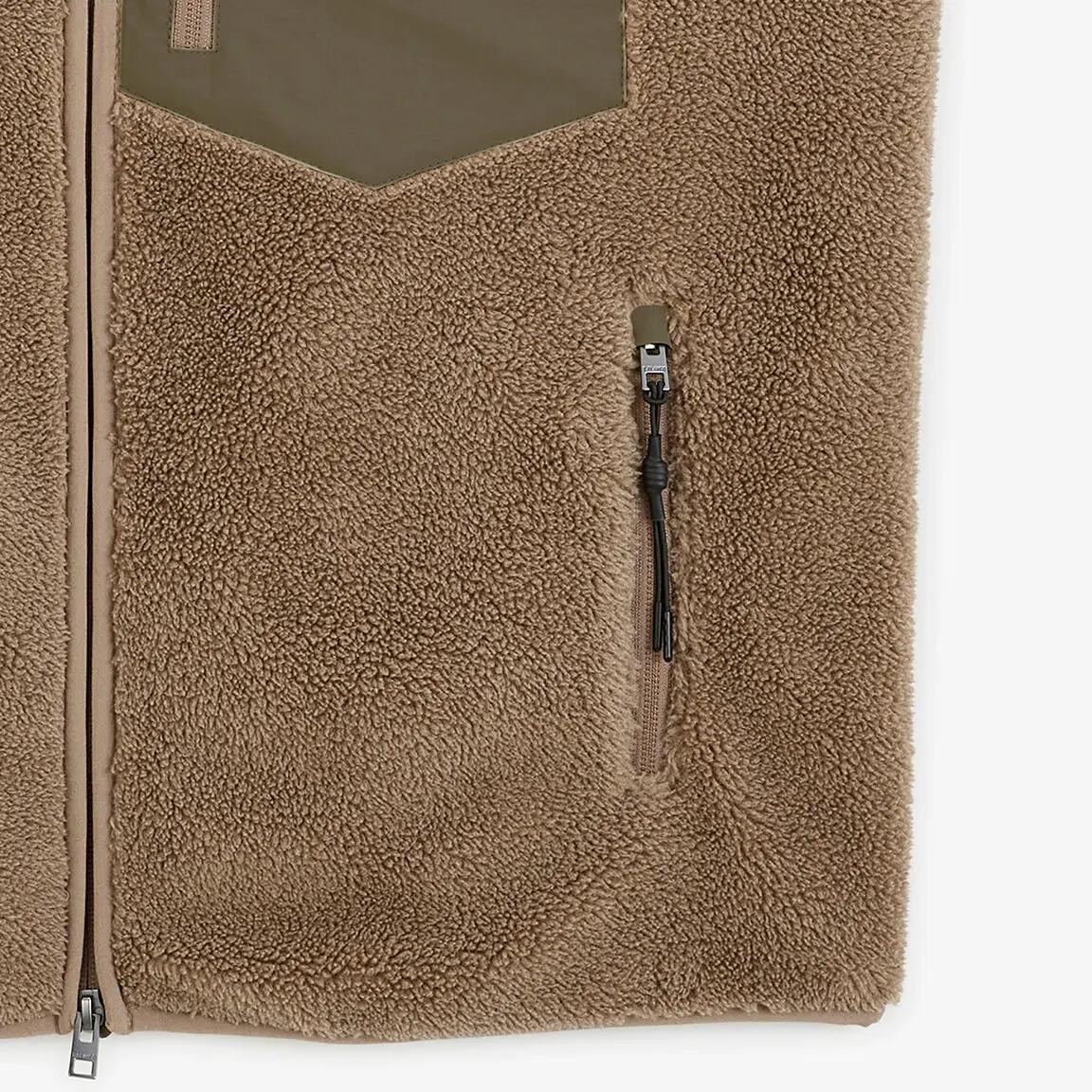 Gilet polaire sherpa Montréal sans manches beige cachemire SBPLAY 5/6