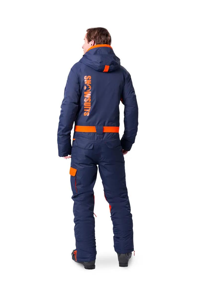 Snowsuits Powder Pro Onesie Skipak Heren - Navy/Oranje 2/7