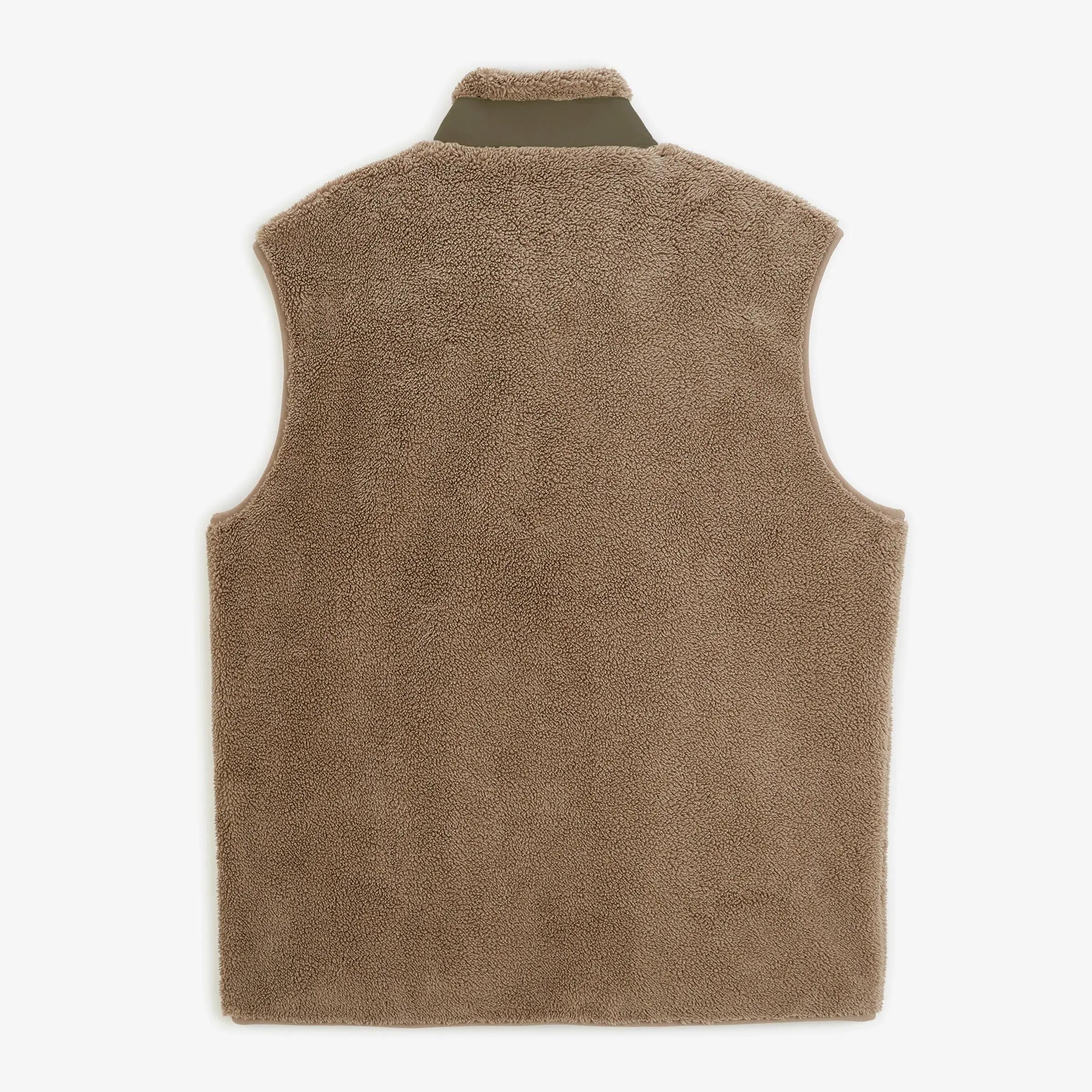 Gilet polaire sherpa Montréal sans manches beige cachemire SBPLAY 3/6