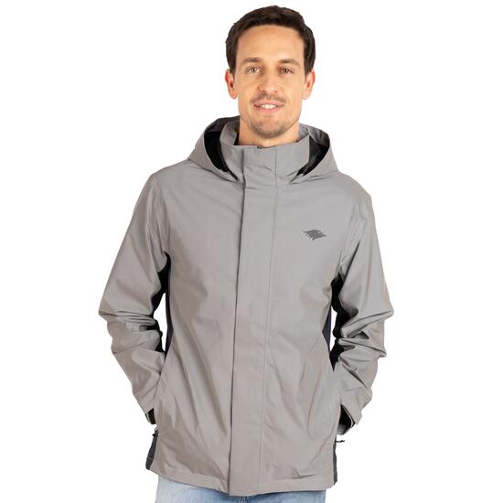 Veste de pluie vélo homme entièrement réfléchissante, imperméable et coupe-vent
