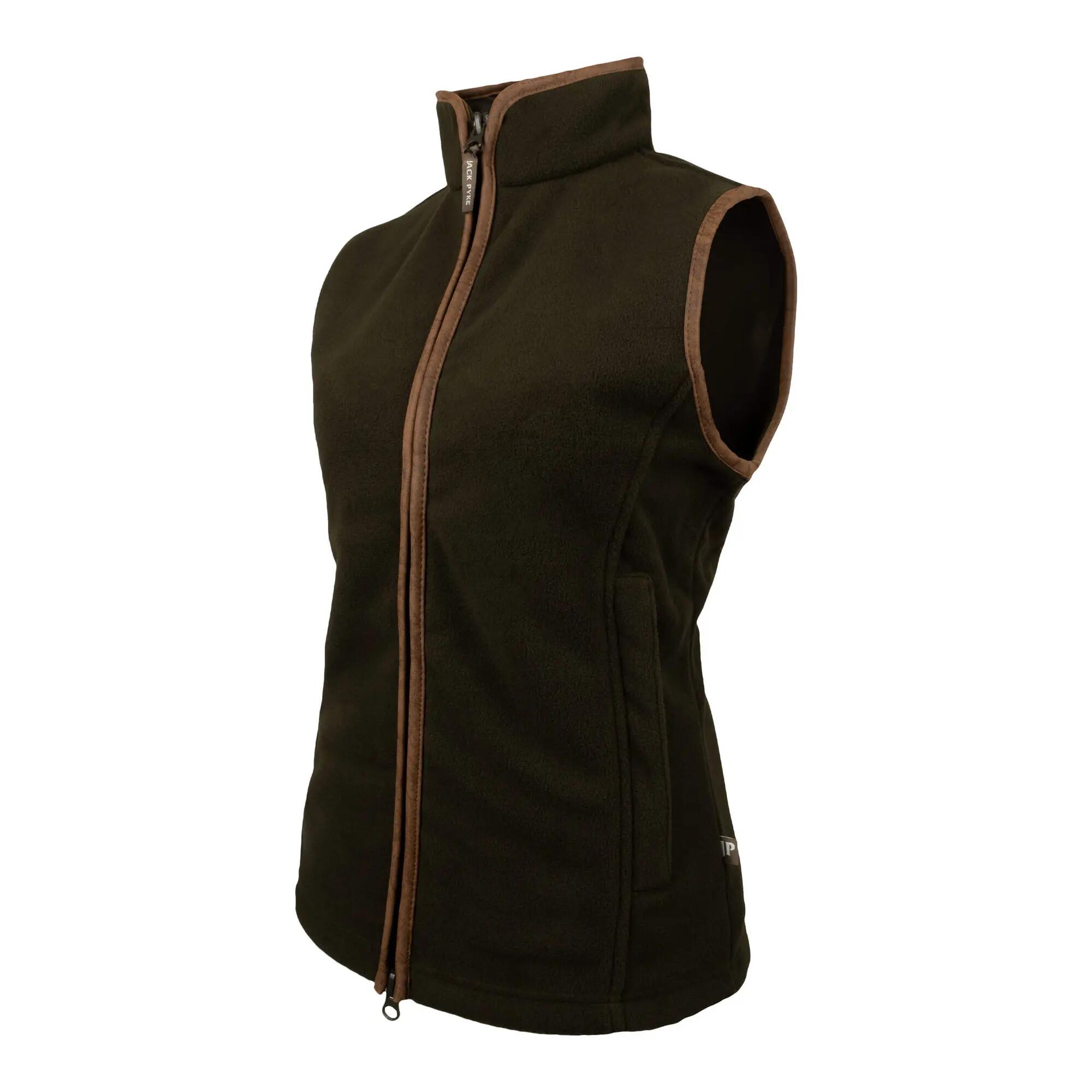 "Countryman" Weste für , Fleece Damen Dunkel-Olive 4/4