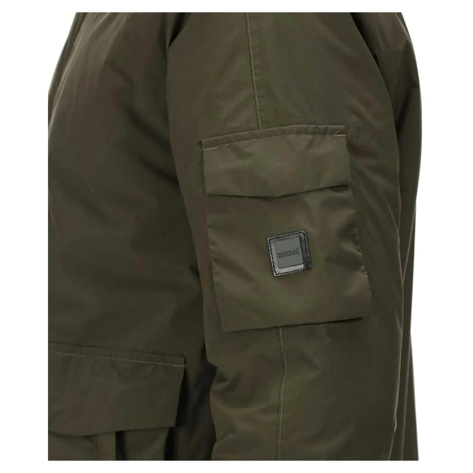 Regatta FAIZAN Men's Waterproof Jacket Khaki, Isotex 8000 3/4