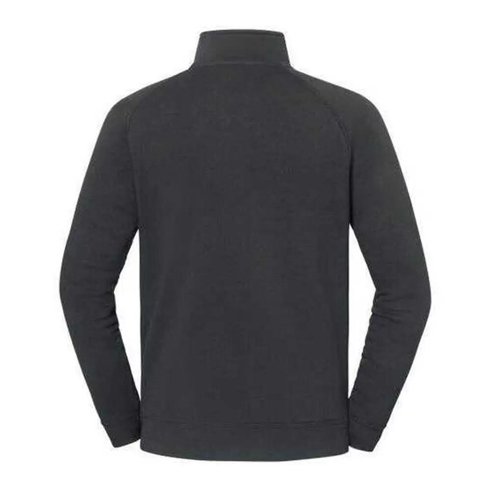 Mens Iconic Premium Classic Raglan Sweat Jacket (Light Graphite) 2/4