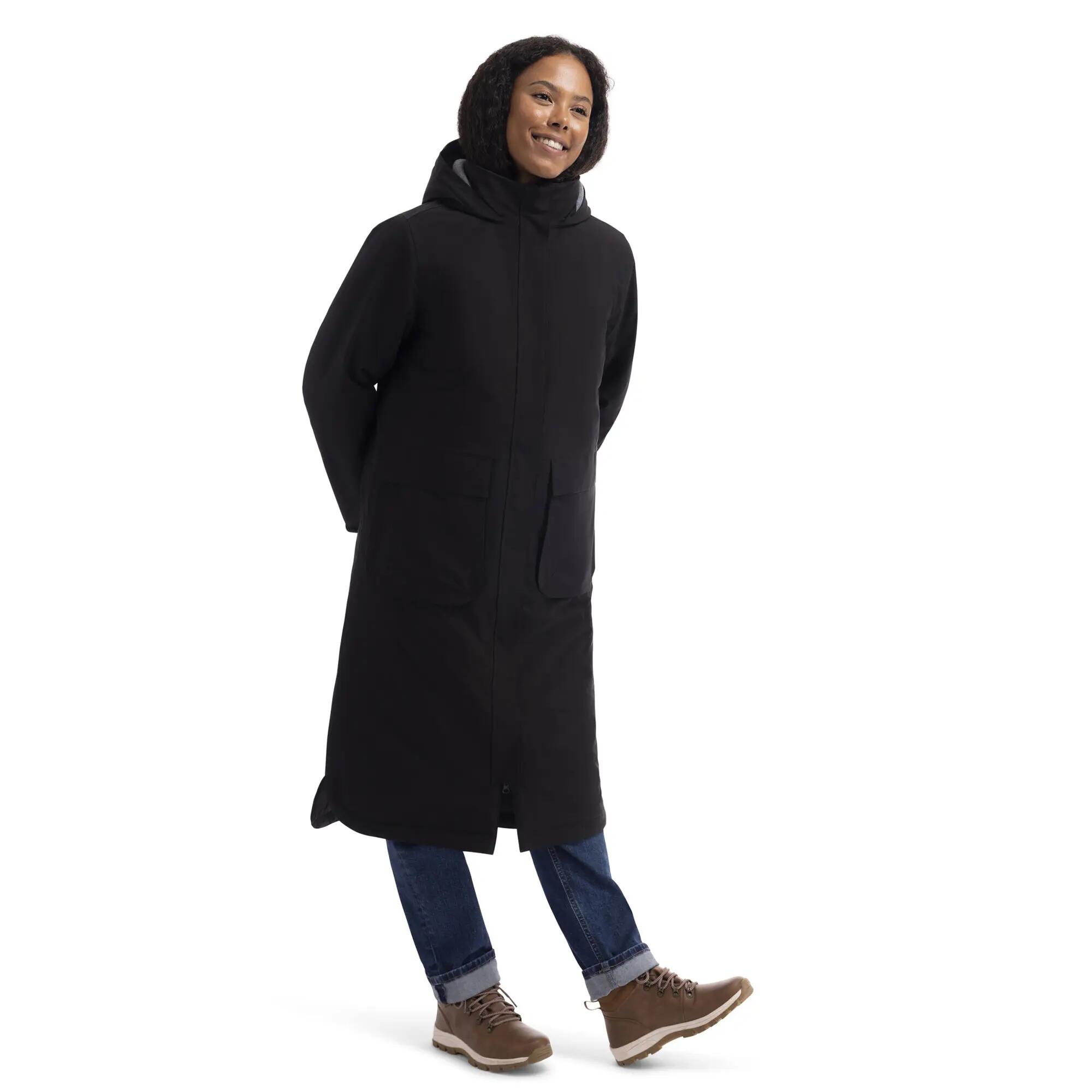 Abby Giacca Impermeabile Linea Lunga Donna Trespass Nero 6/6