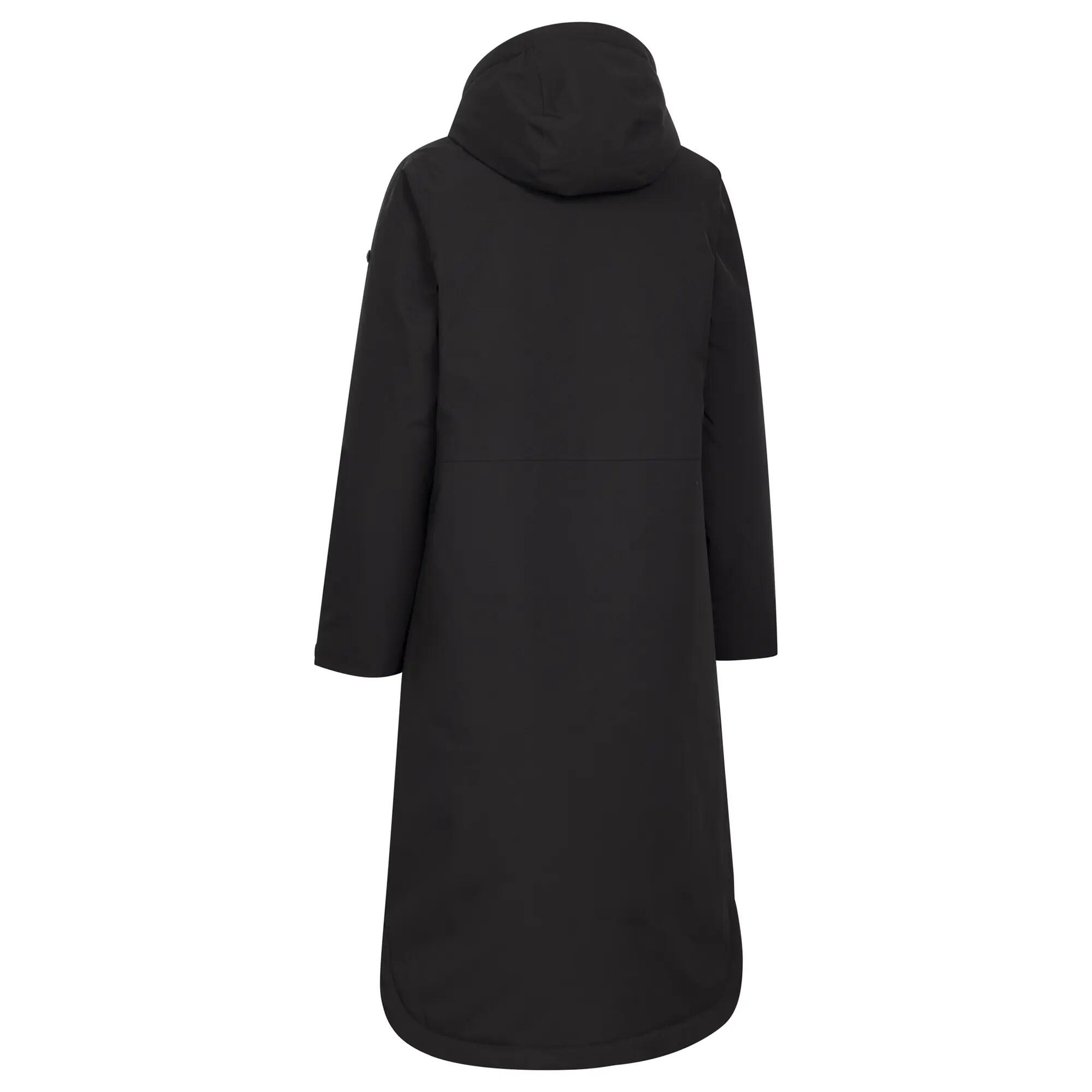 Abby Giacca Impermeabile Linea Lunga Donna Trespass Nero 2/6