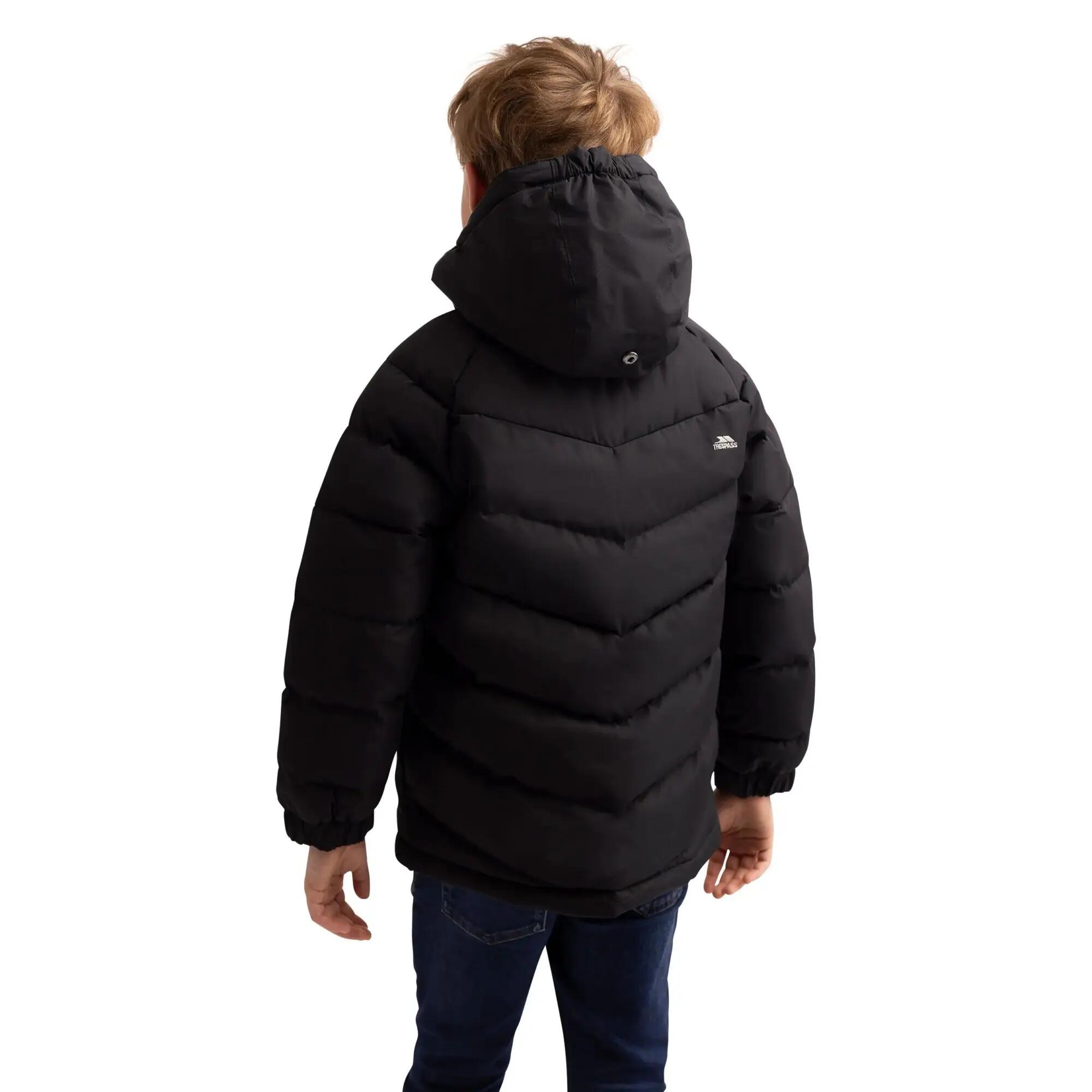 Childrens/Kids Aldery Padded Jacket (Black) 6/7