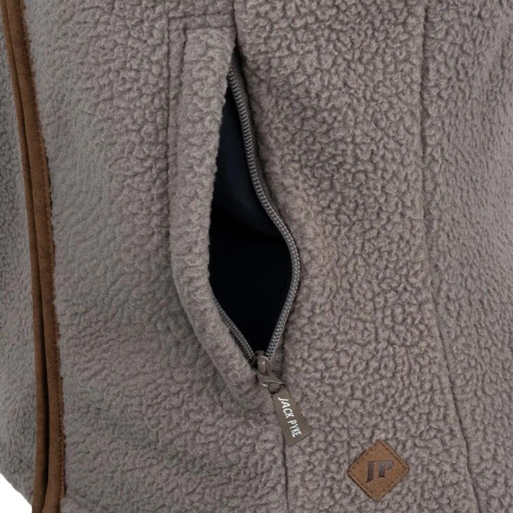 Gilet Lana Sherpa Donna Jack Pyke Shitake 5/5