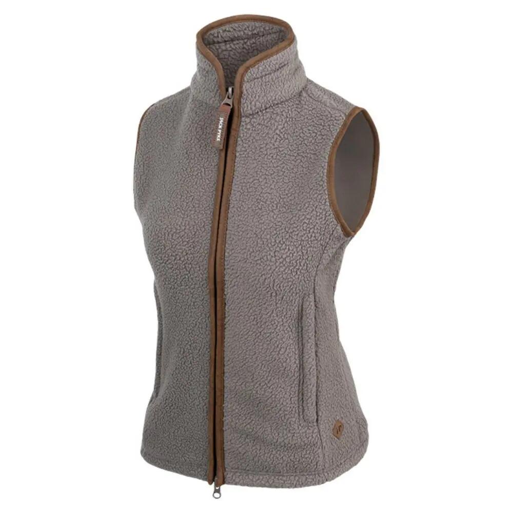 Gilet Lana Sherpa Donna Jack Pyke Shitake 4/5