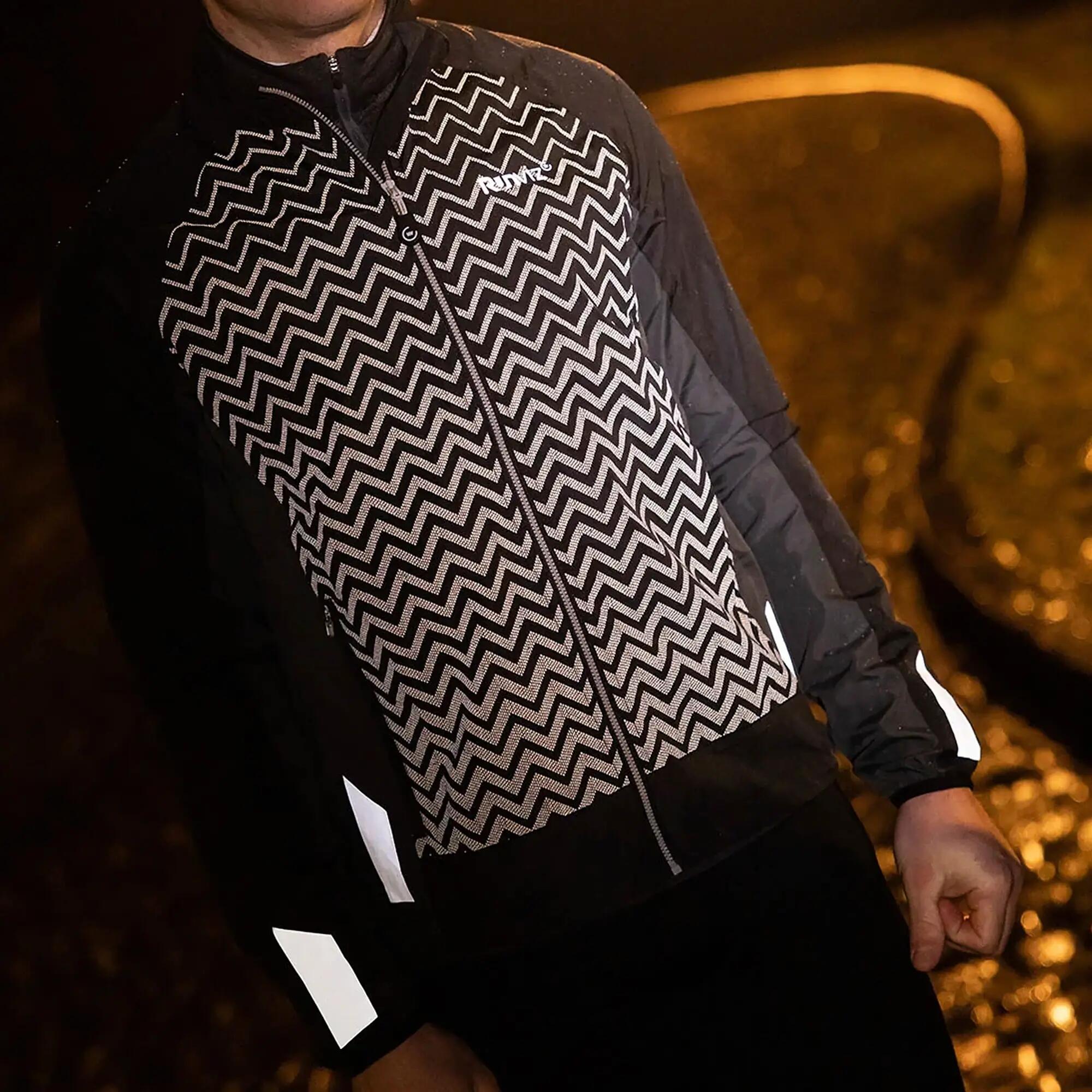 WOWOW - Veste Running Légère Haute Visibilité Coupe-Vent Déperlante 3/5