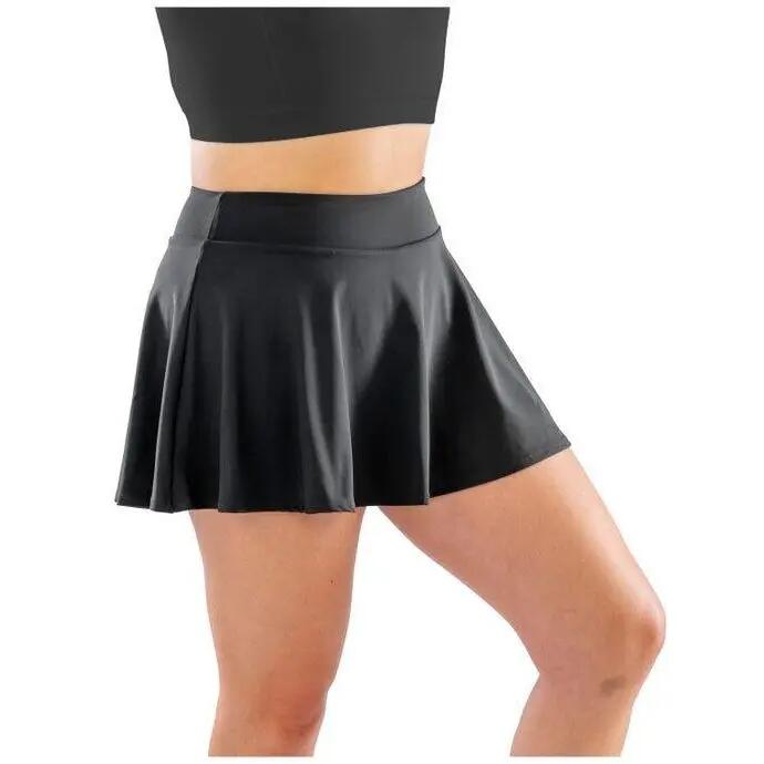 Fitness Skort für Damen Schwarz 3/6