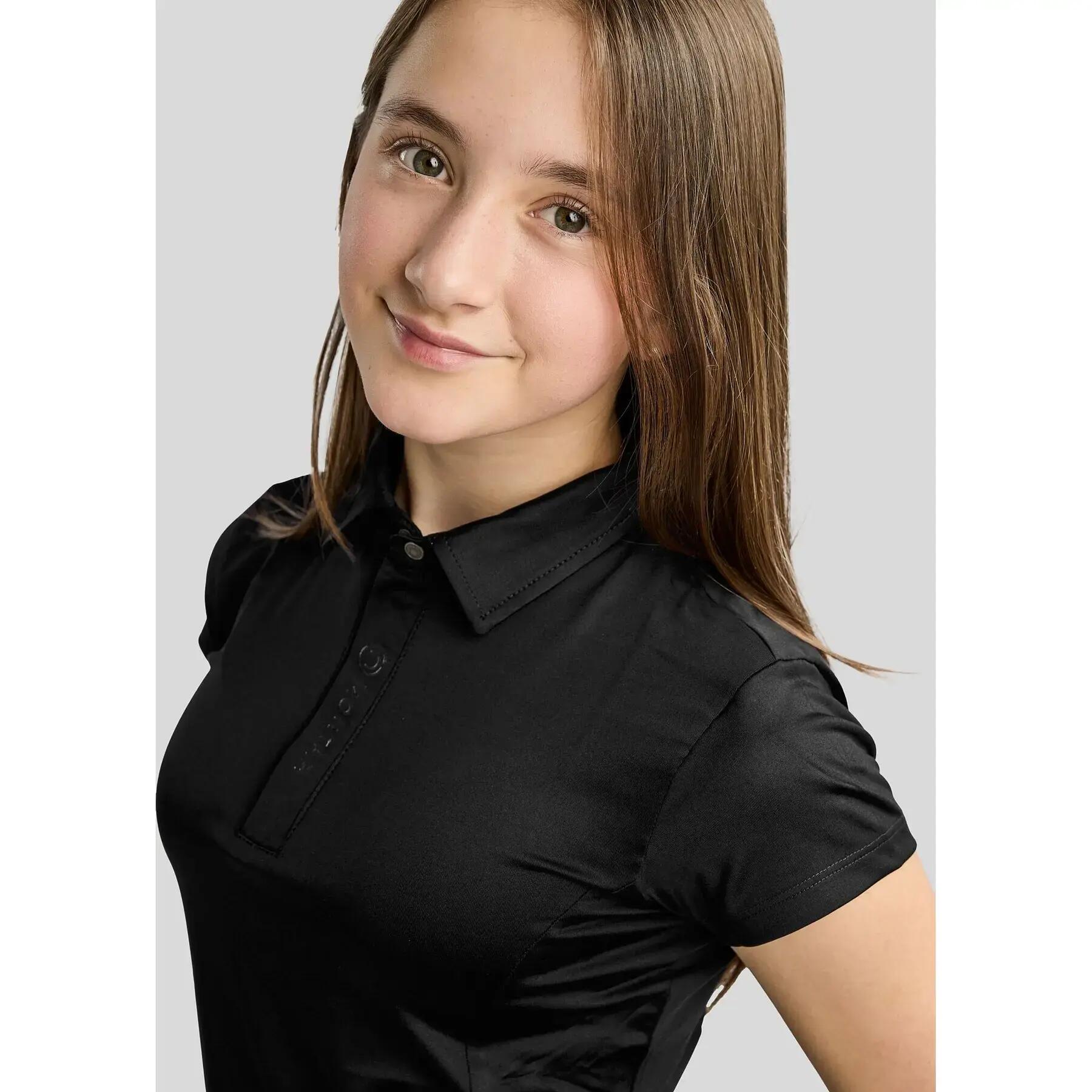 Polo d'équitation fille Montar Clubwear 2/4