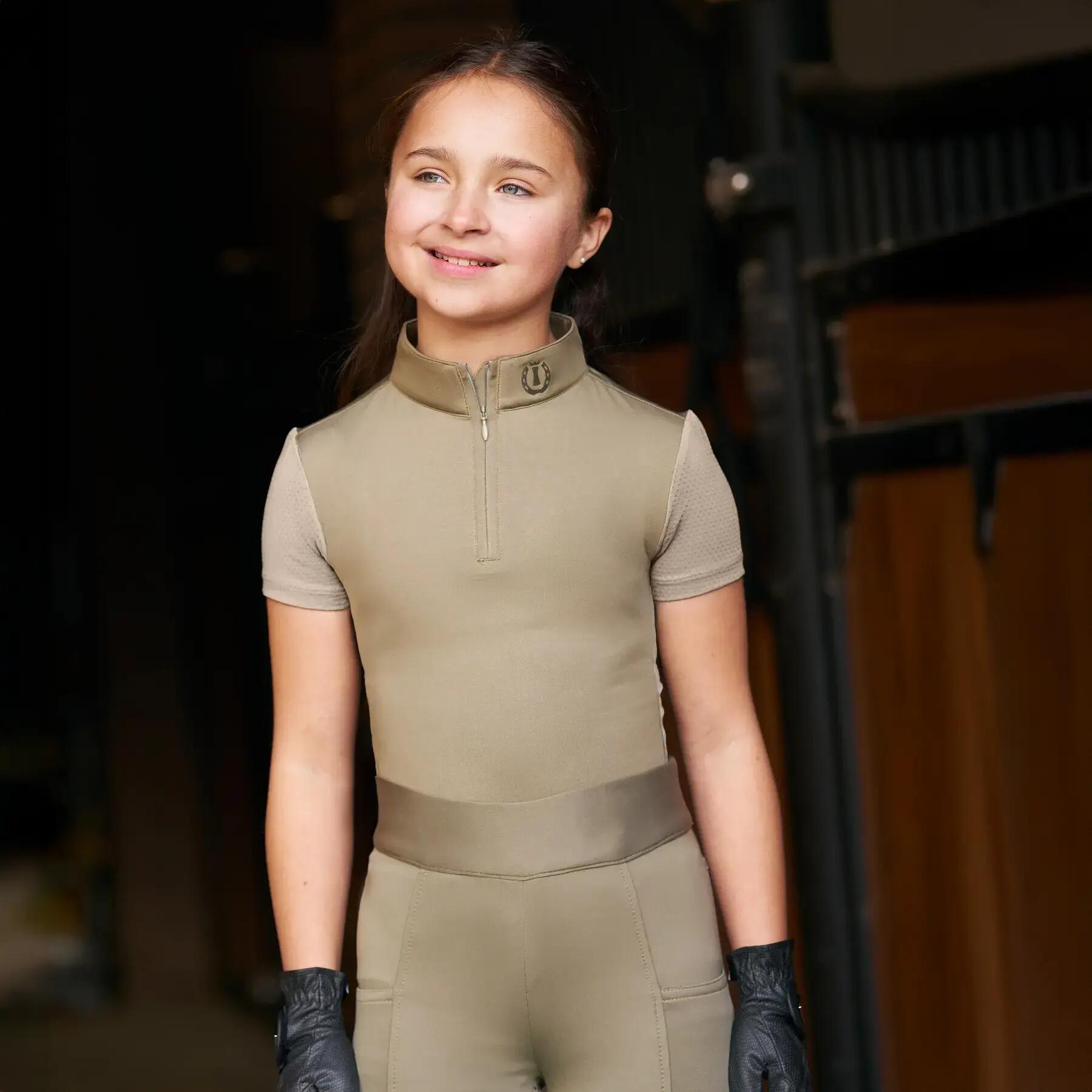 Mesh Rijpoloshirt Meisje Imperial Riding Jamy 3/5