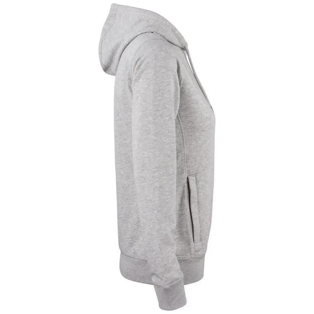 Sweat À Capuche PREMIUM Femme (Gris Chiné) 4/4