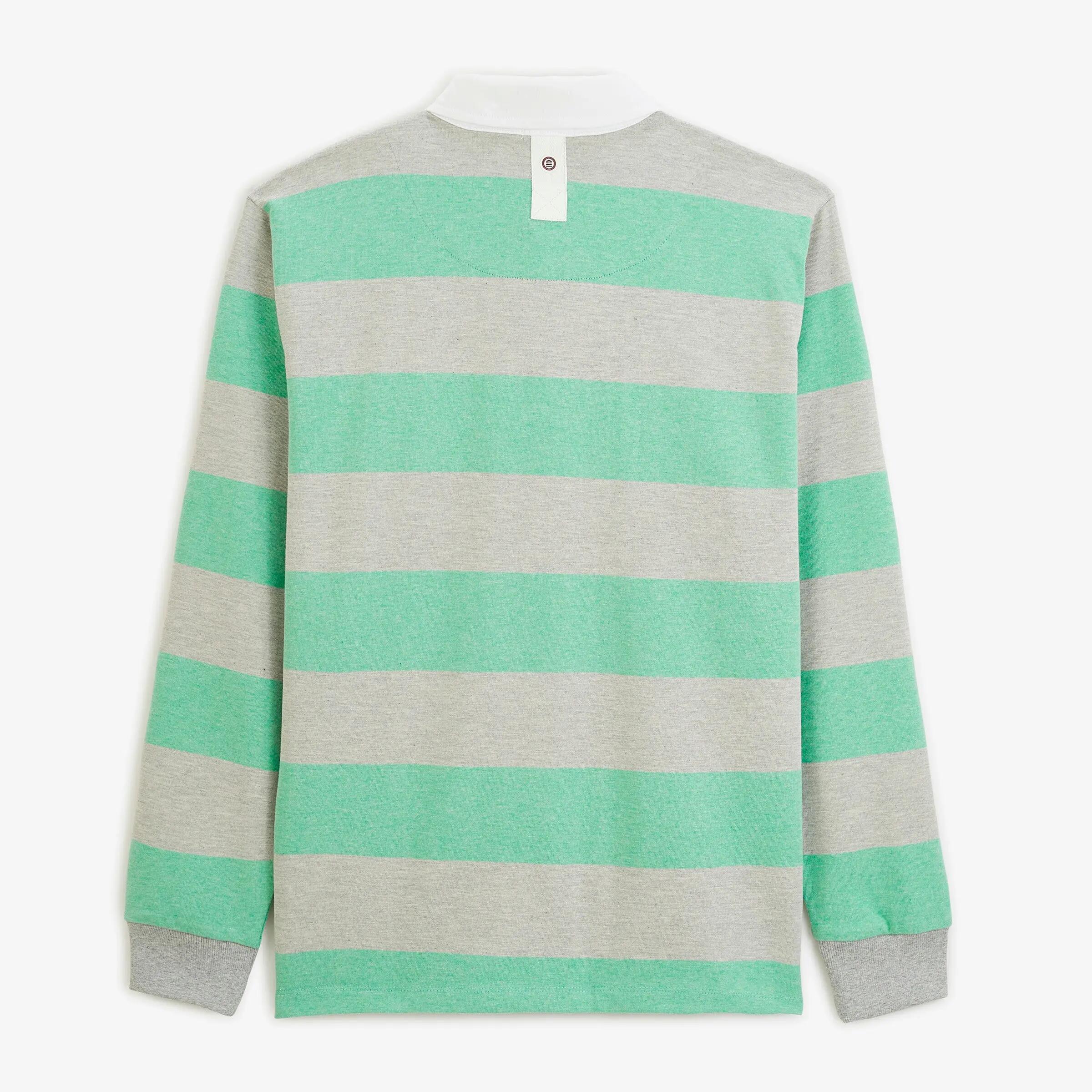 Polo de rugby de manga larga a rayas con bordado Funky Animals 3/6