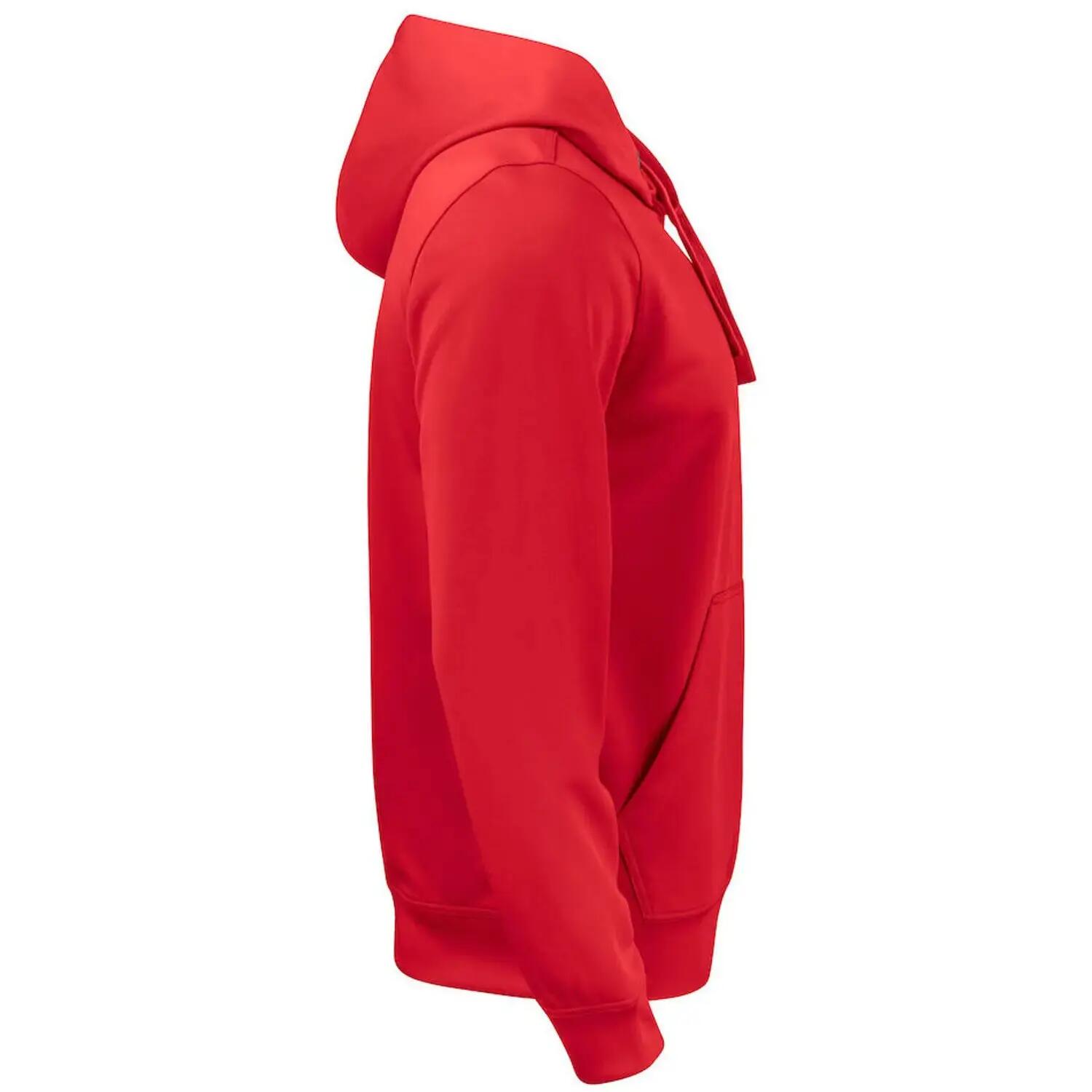 Sweat À Capuche BASIC ACTIVE Adulte (Rouge) 4/4