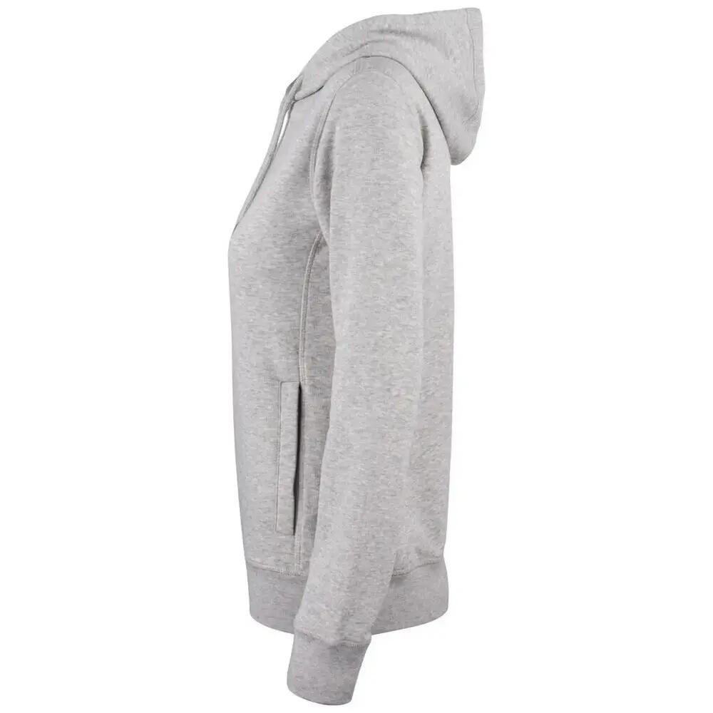 Sweat À Capuche PREMIUM Femme (Gris Chiné) 3/4
