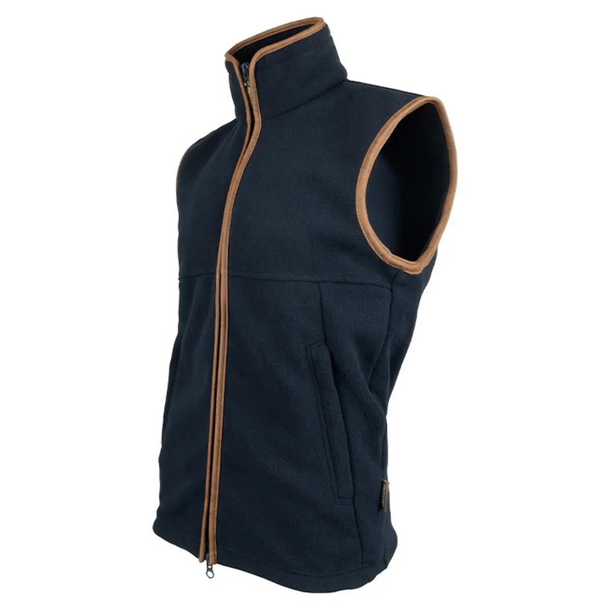 Gilet Pile Uomo Jack Pyke Countryman Blu Navy 3/4